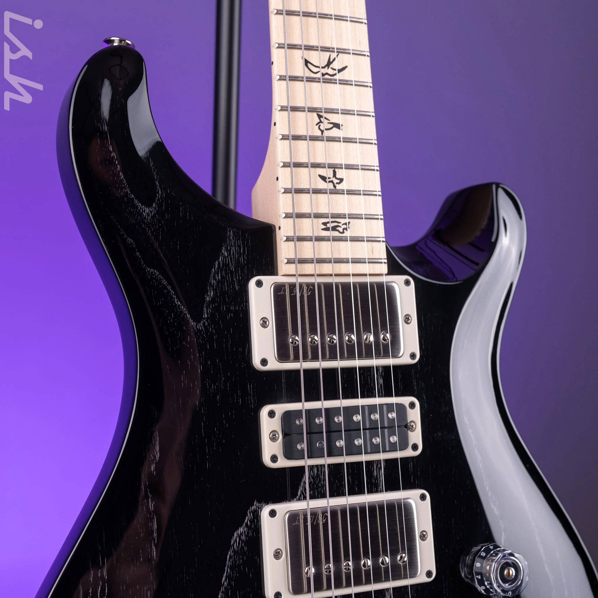 PRS Swamp Ash Special Black Doghair Smokeburst - Image 4