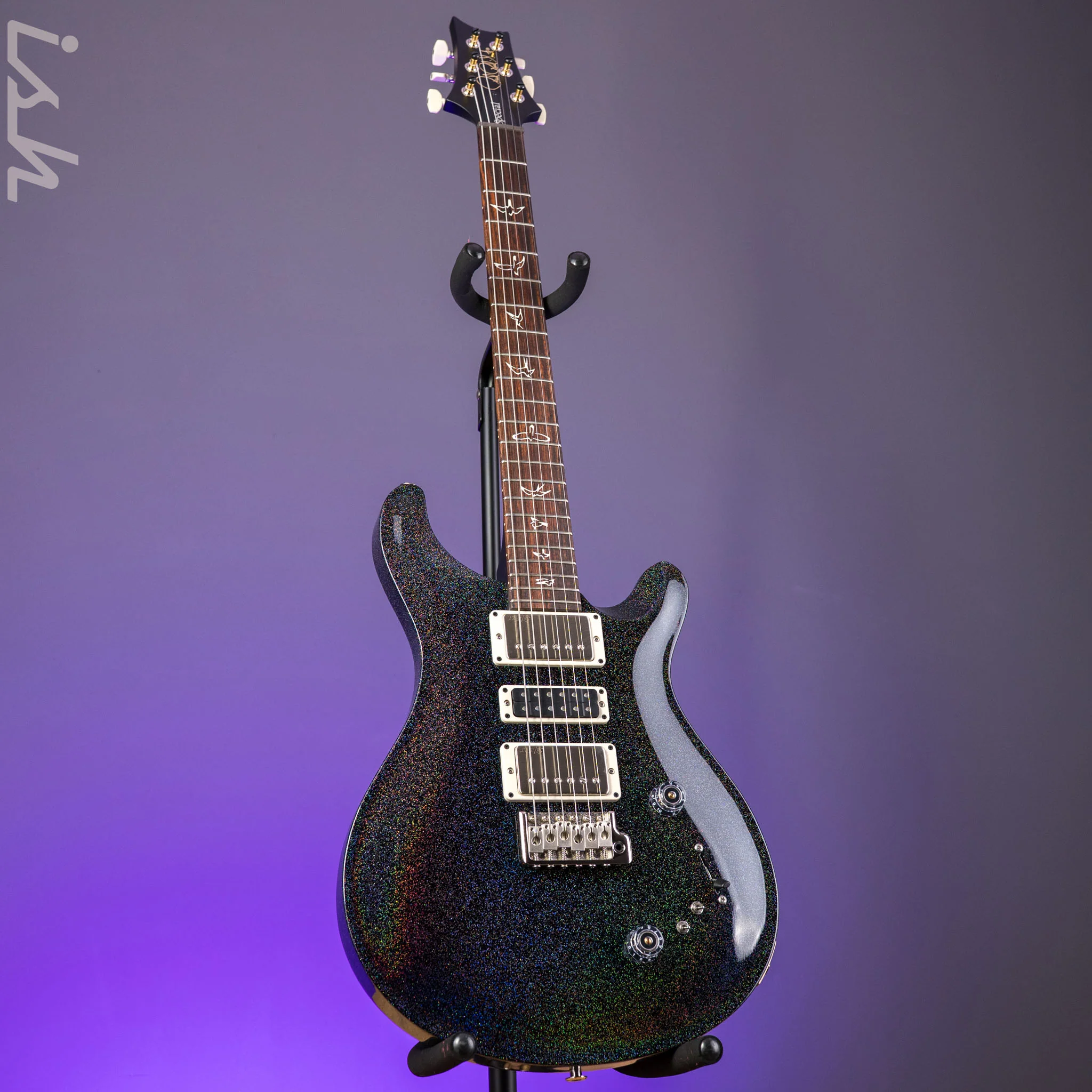 PRS Swamp Ash Special Black Rainbow Holoflake - Image 2