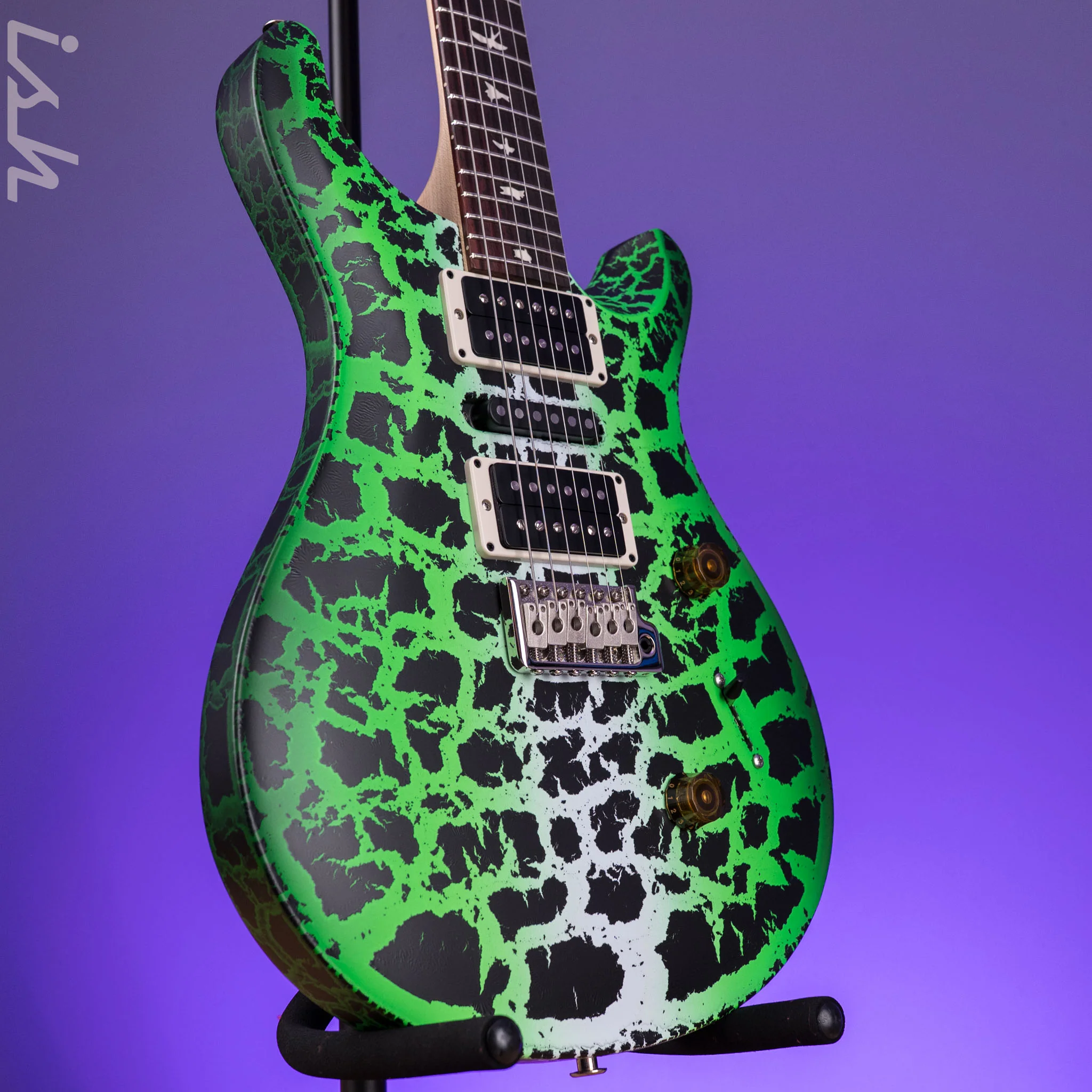 PRS CE 24 Special Limited Edition Green Black Crackle - Image 3
