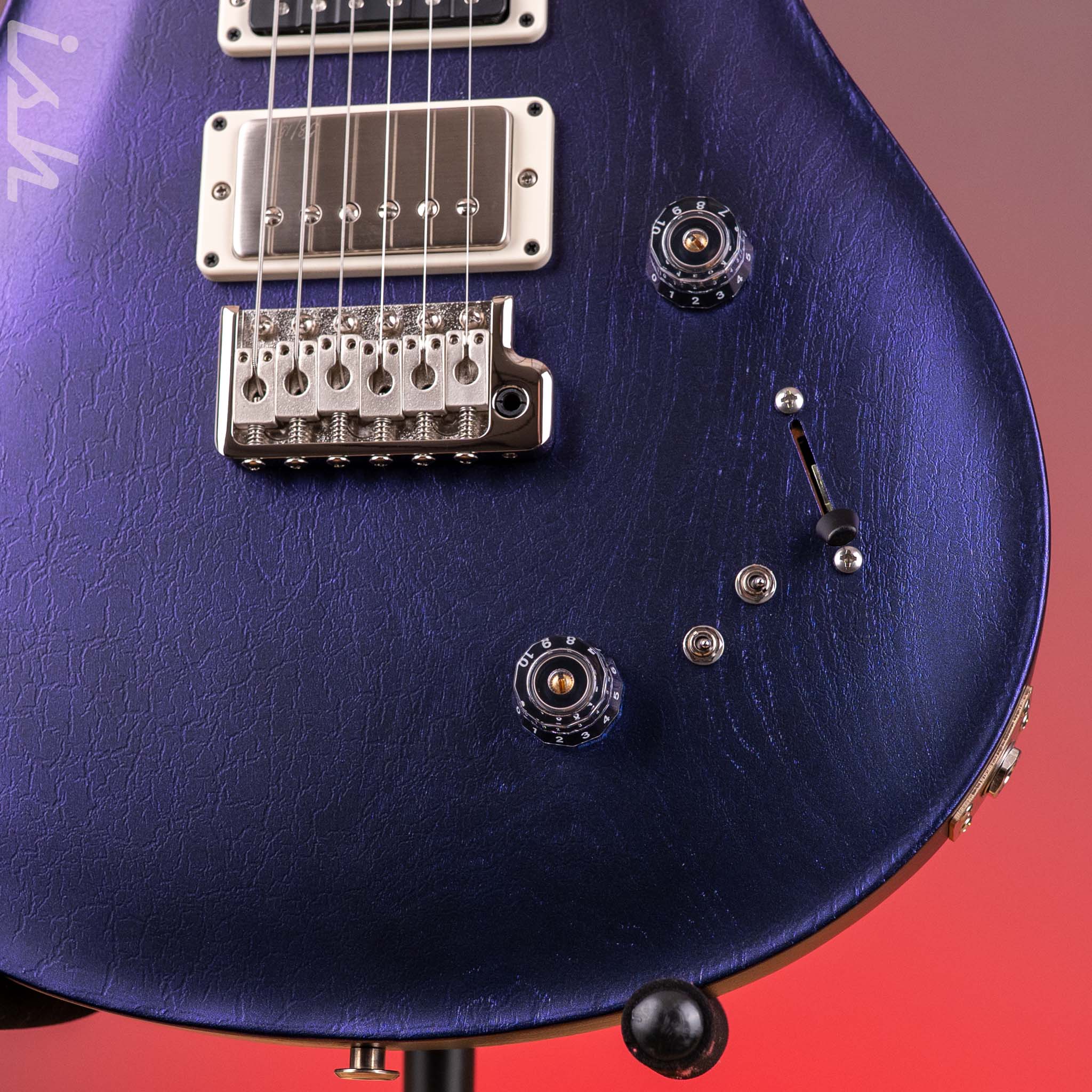 PRS Swamp Ash Special Midnight Metallic Crackle w/ Black Satin Neck  Sprayer's Choice - Image 5