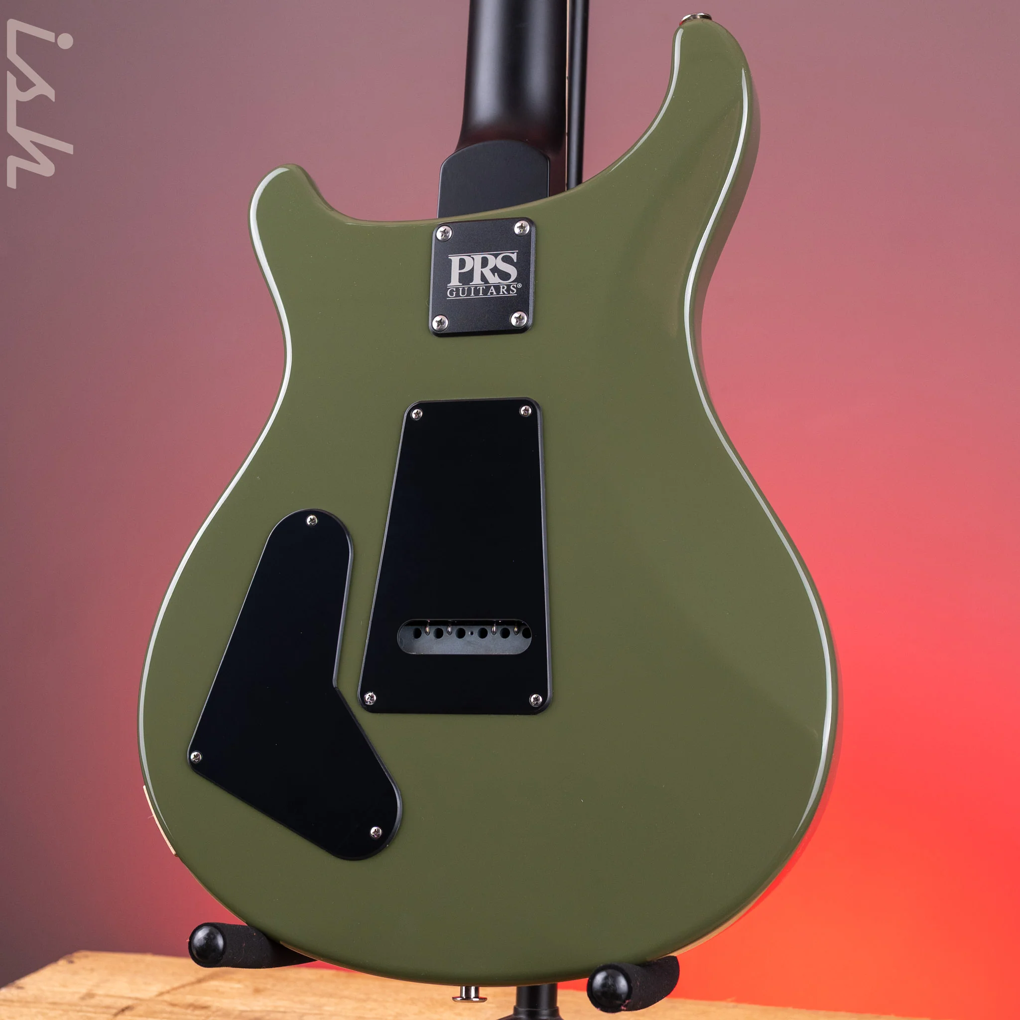 PRS Swamp Ash Special Olive Green - Black Satin Neck - Image 8