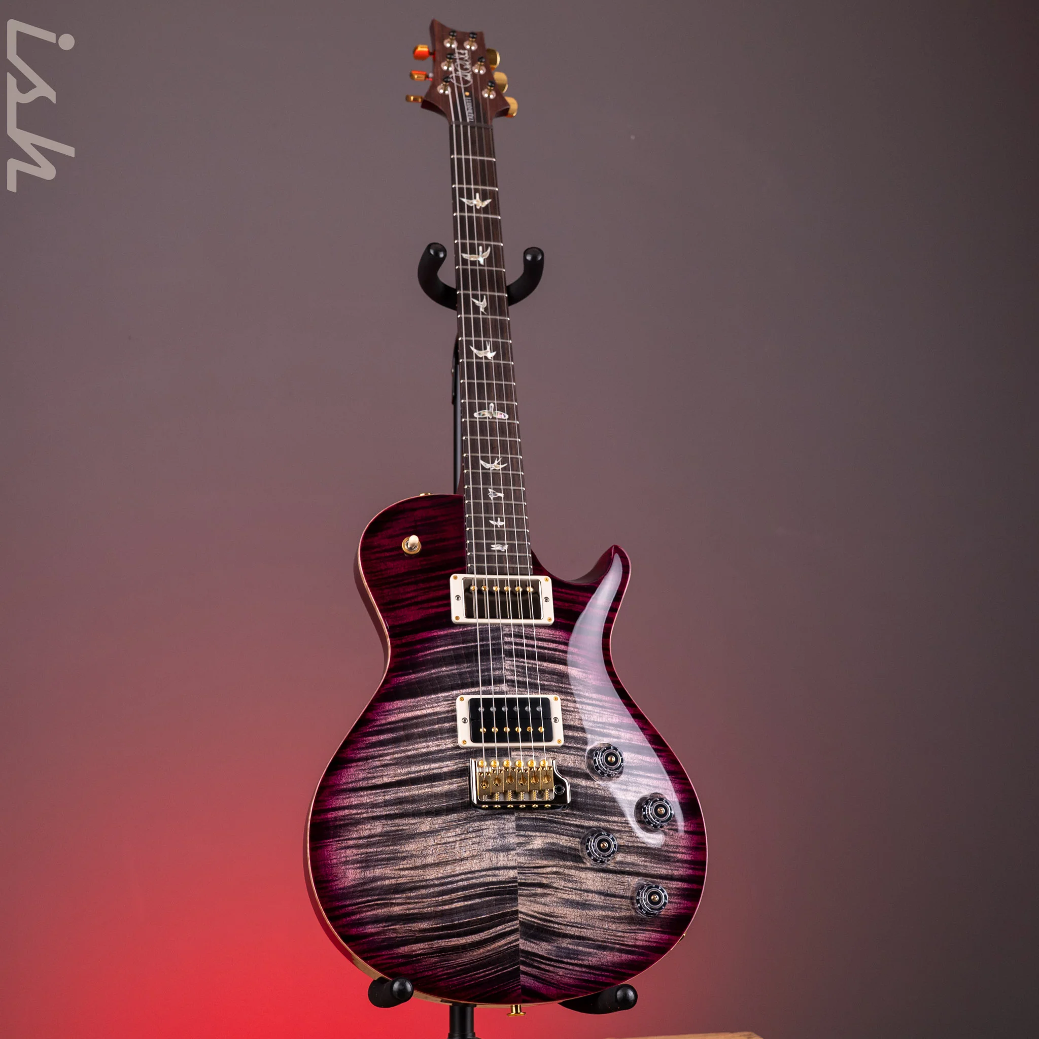 PRS Tremonti 10-Top Charcoal Purple Burst (Natural Binding) - Image 2