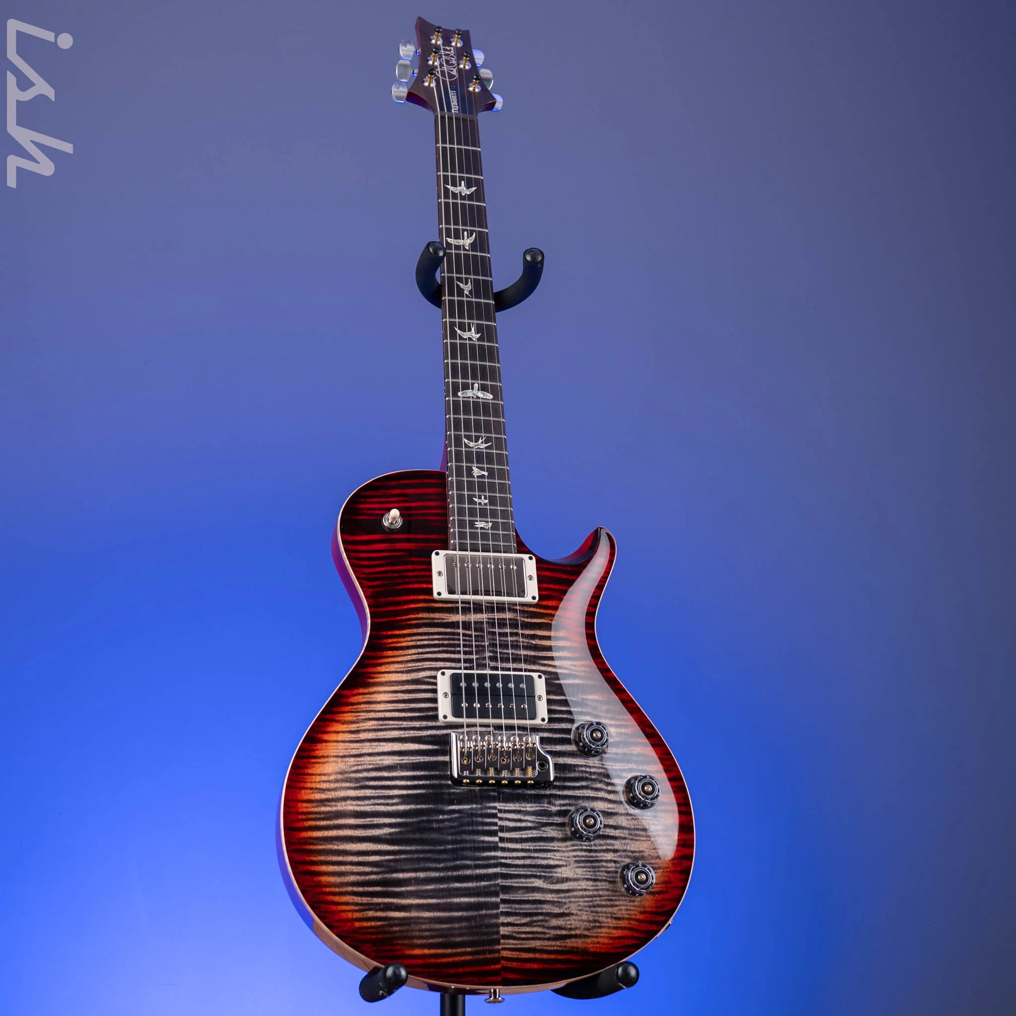 PRS Tremonti Signature Charcoal Cherry Sunburst Tremolo - Image 2