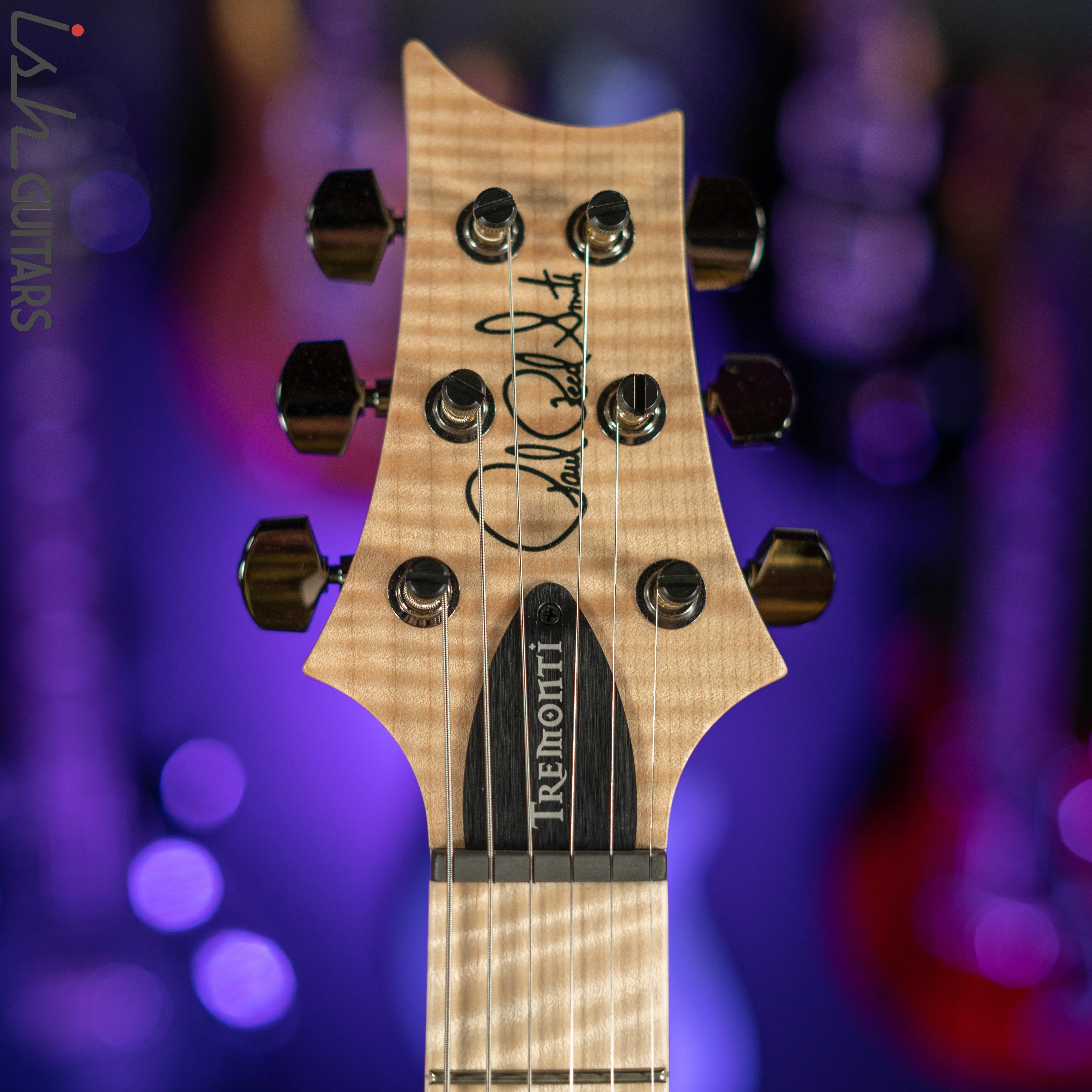 PRS Tremonti Stoptail Wood Library Charcoal Burst 10 Top Quilt - Image 5
