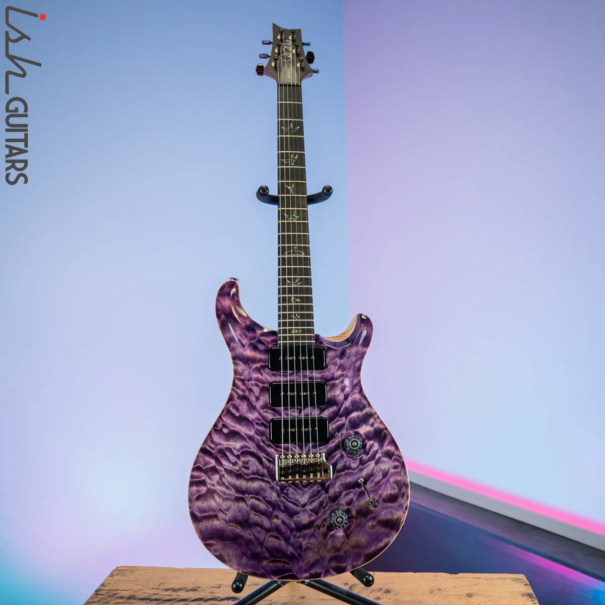 PRS Wood Library Custom 22 Soapbar Faded Purple - Image 2