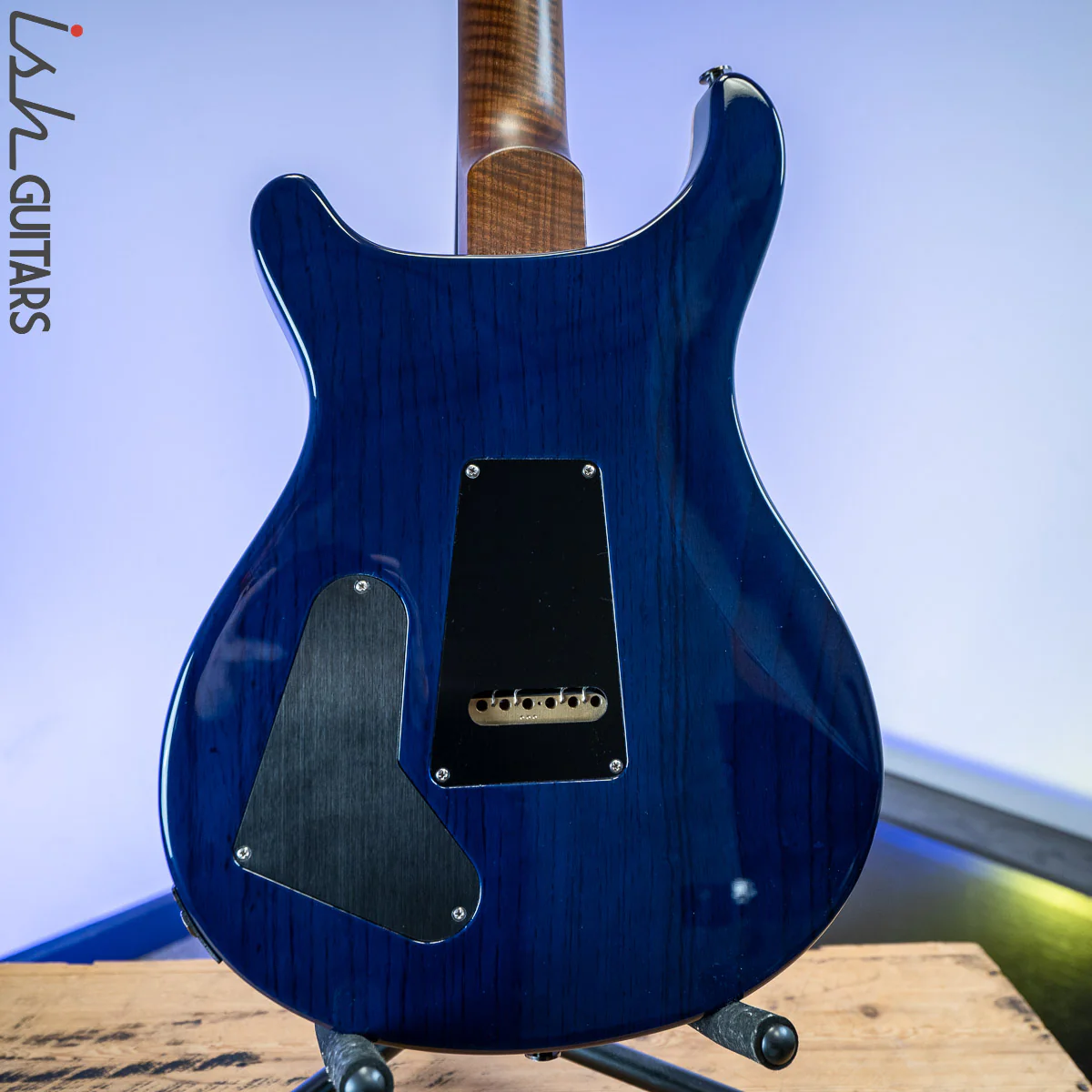 PRS Wood Library Custom 22 Soapbar River Blue Burst - Image 9