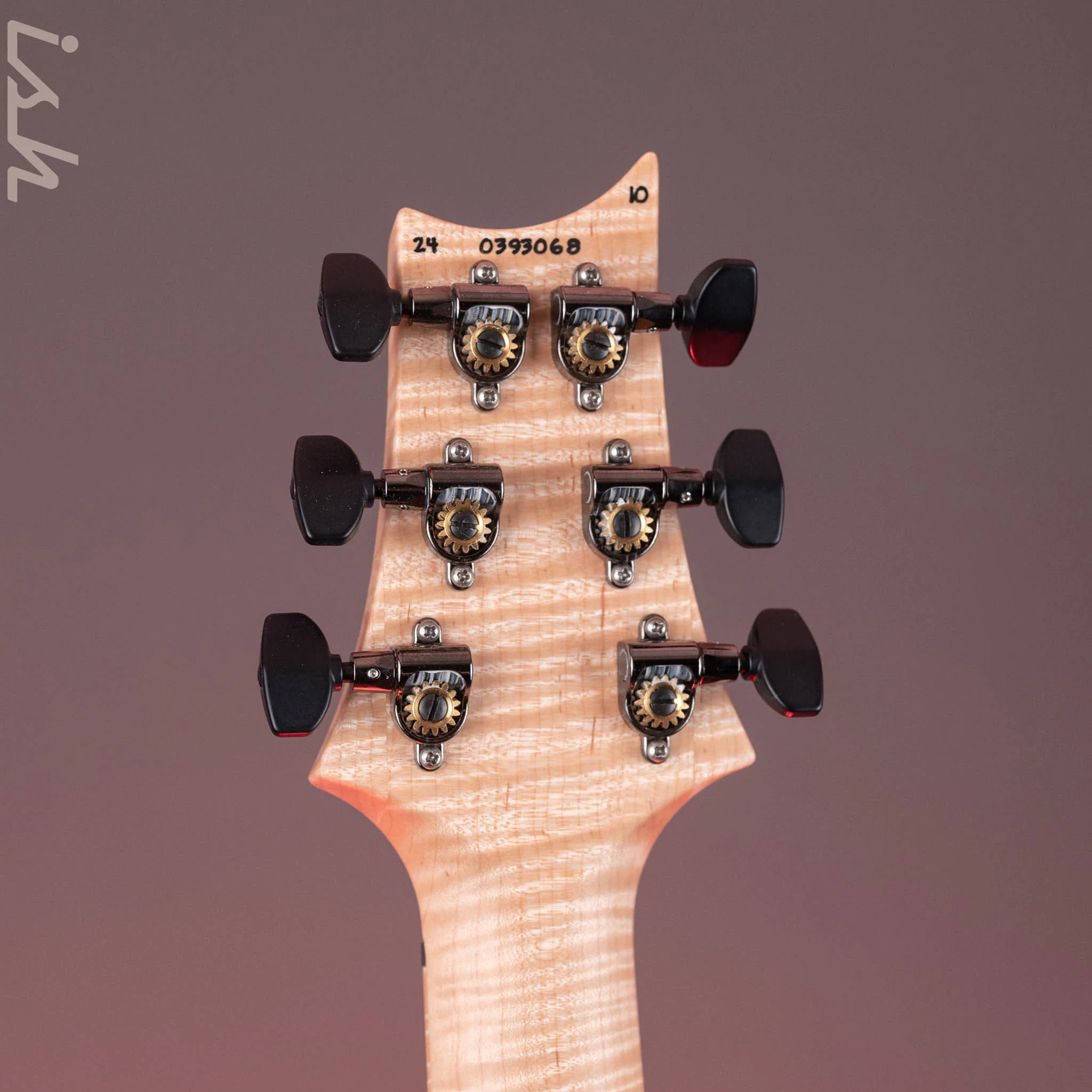 PRS Wood Library Custom 24-08 10-Top Aquableux Purple Burst - Image 10