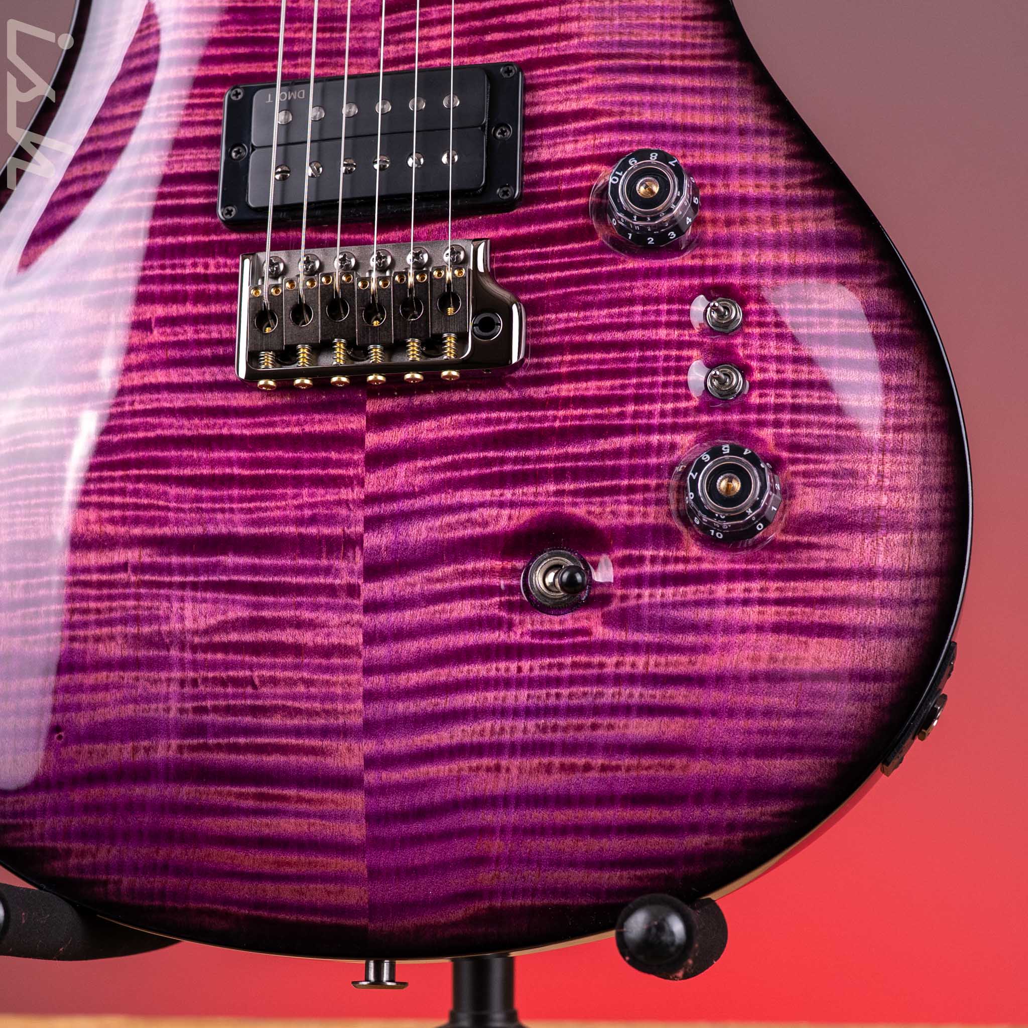 PRS Wood Library Custom 24-08 10-Top Black Raspberry Smokeburst Custom Color - Image 5
