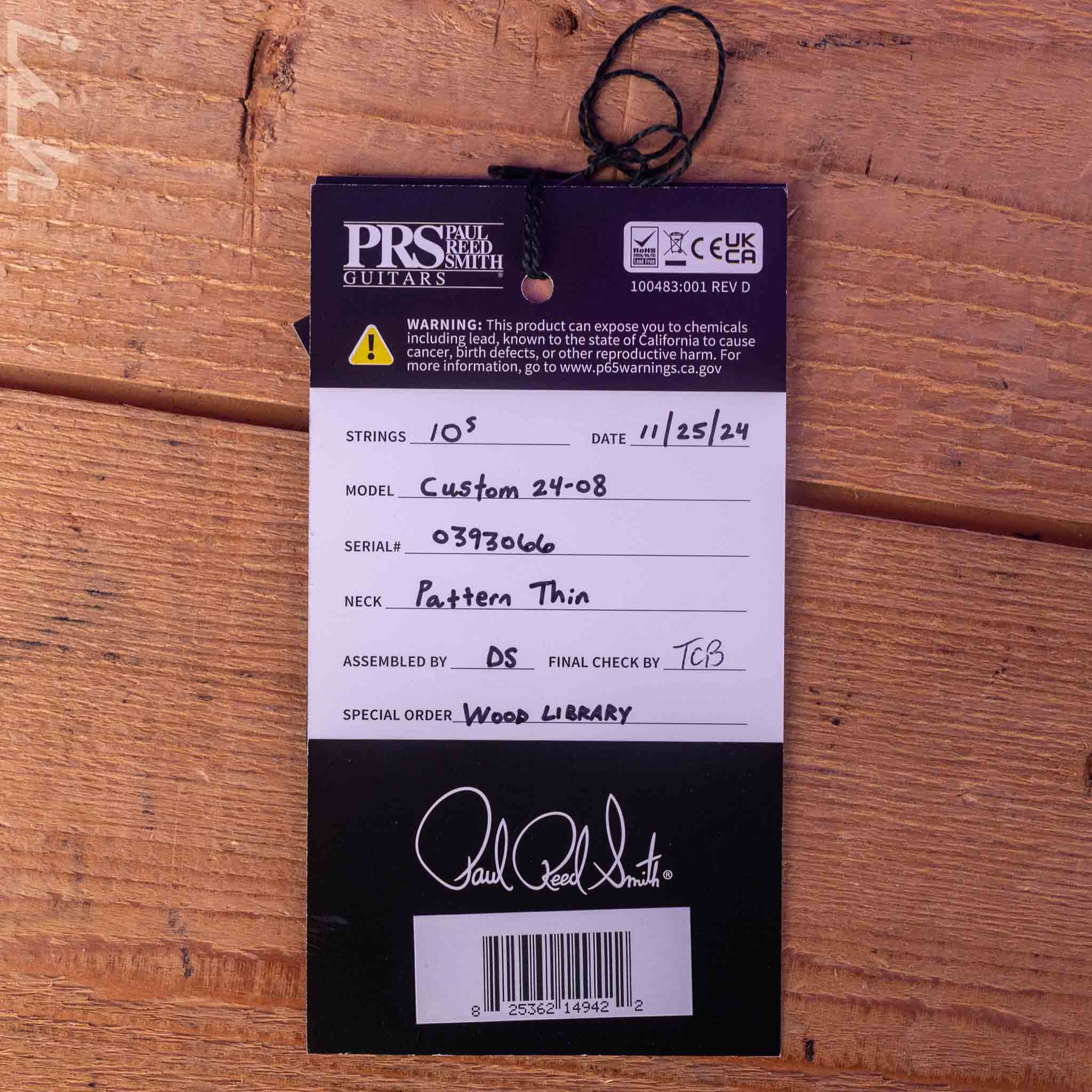 PRS Wood Library Custom 24-08 10-Top Jade - Image 12