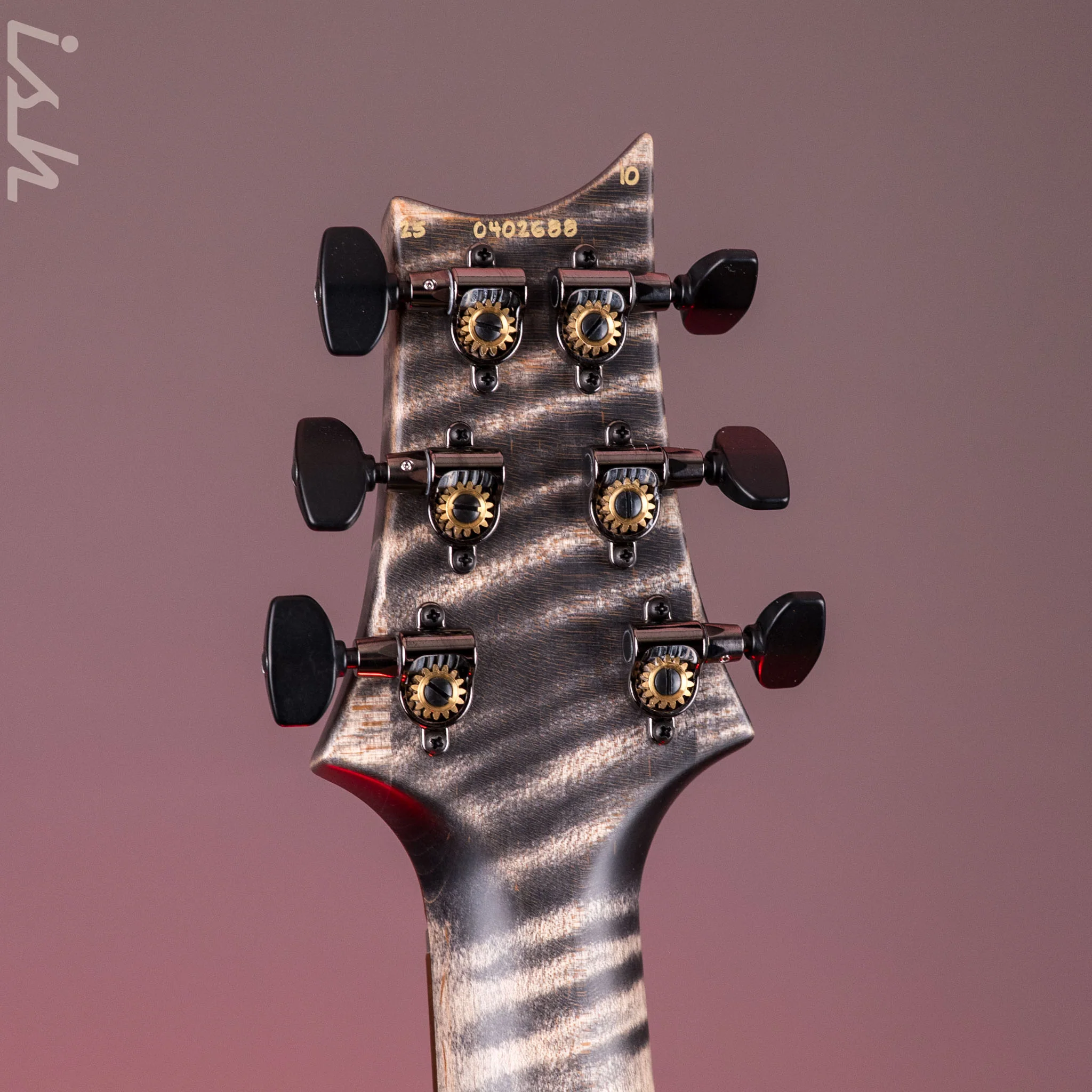 PRS Wood Library Custom 24-08 10-Top One-Piece Charcoal Satin - Image 11