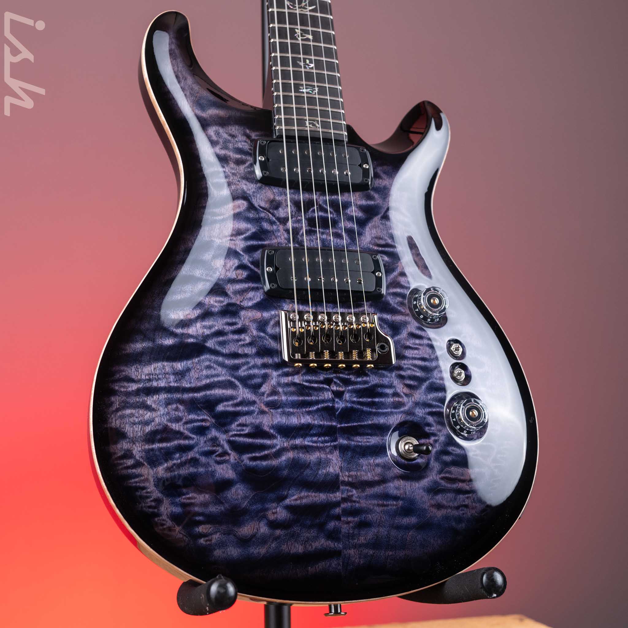 PRS Wood Library Custom 24-08 10-Top Quilt Purple Mist