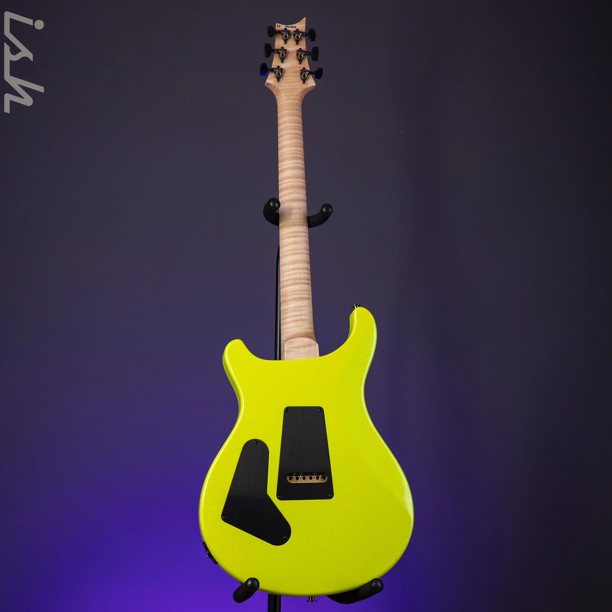 PRS Wood Library Custom 24-08 Neon Yellow Hollowflake - Image 7