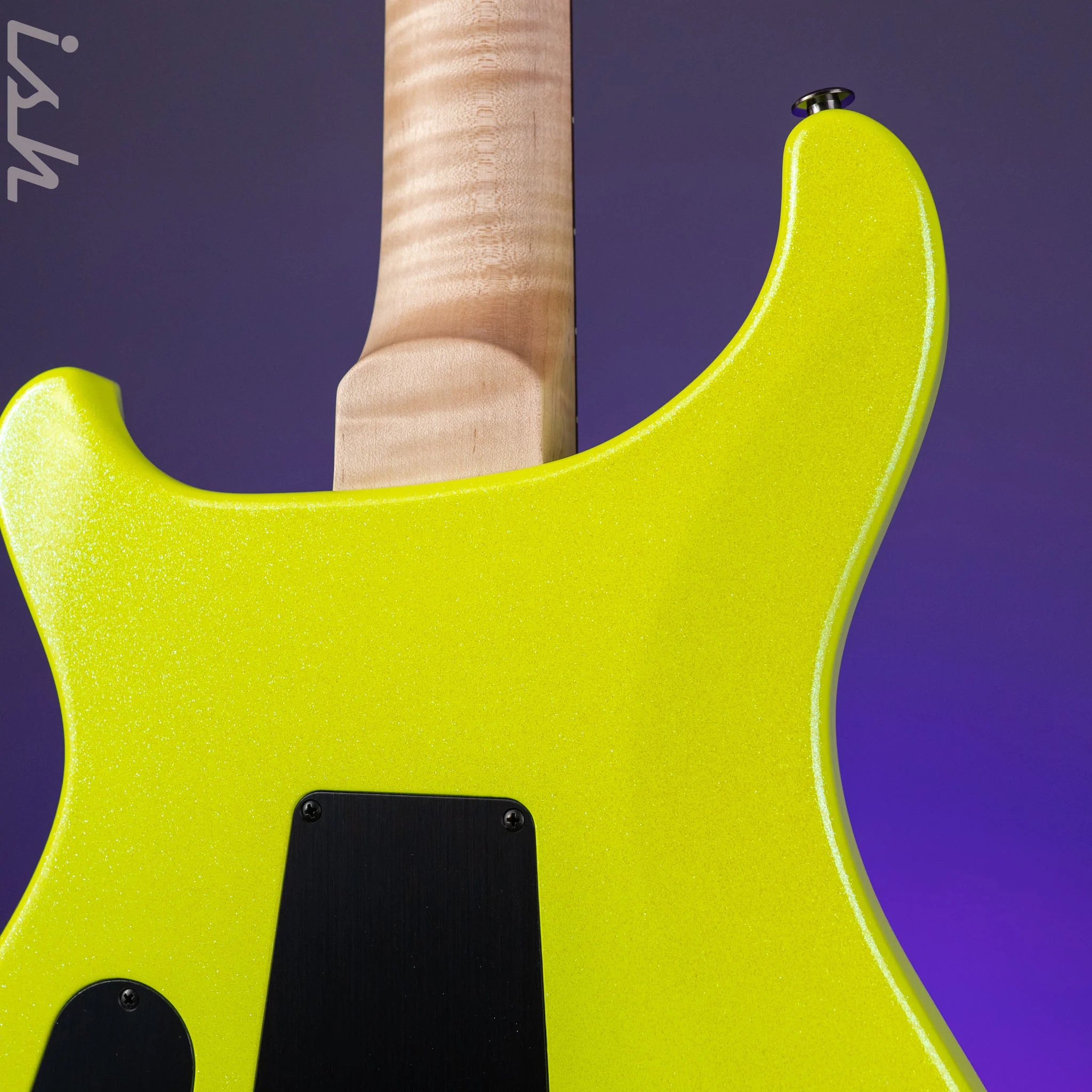 PRS Wood Library Custom 24-08 Neon Yellow Hollowflake - Image 9