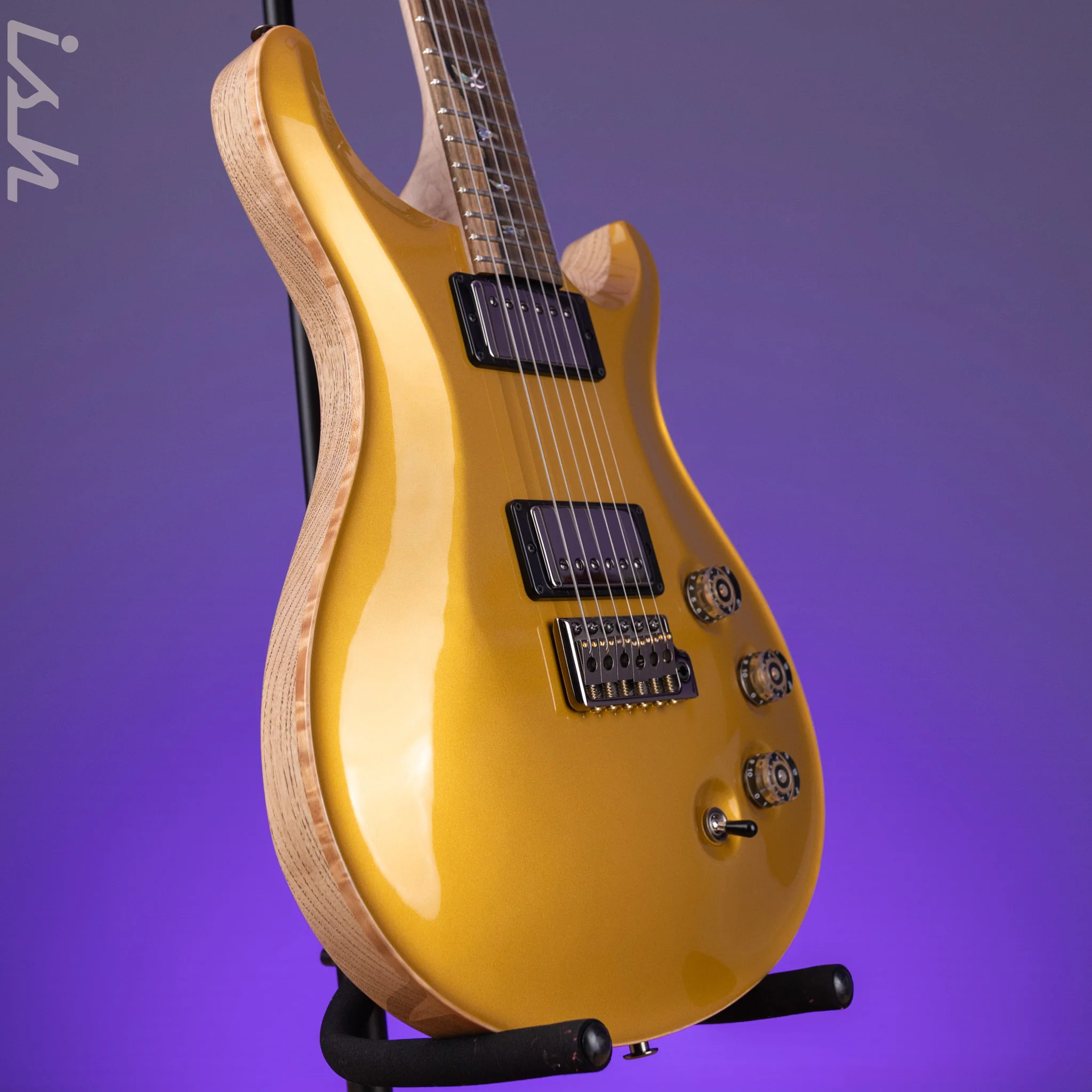 PRS Wood Library DGT Gold Top Ziricote Fretboard - Image 3