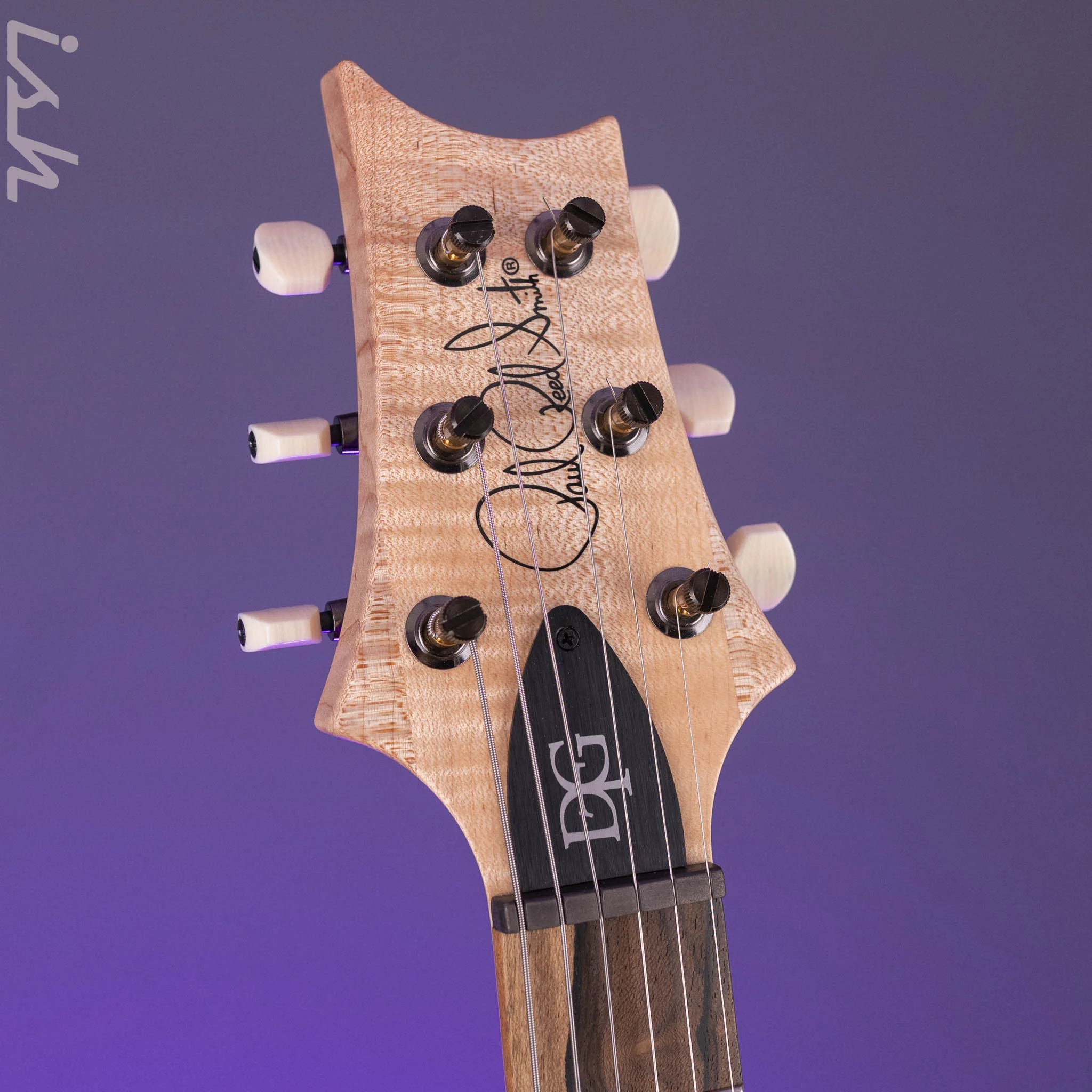 PRS Wood Library DGT Gold Top Ziricote Fretboard - Image 8