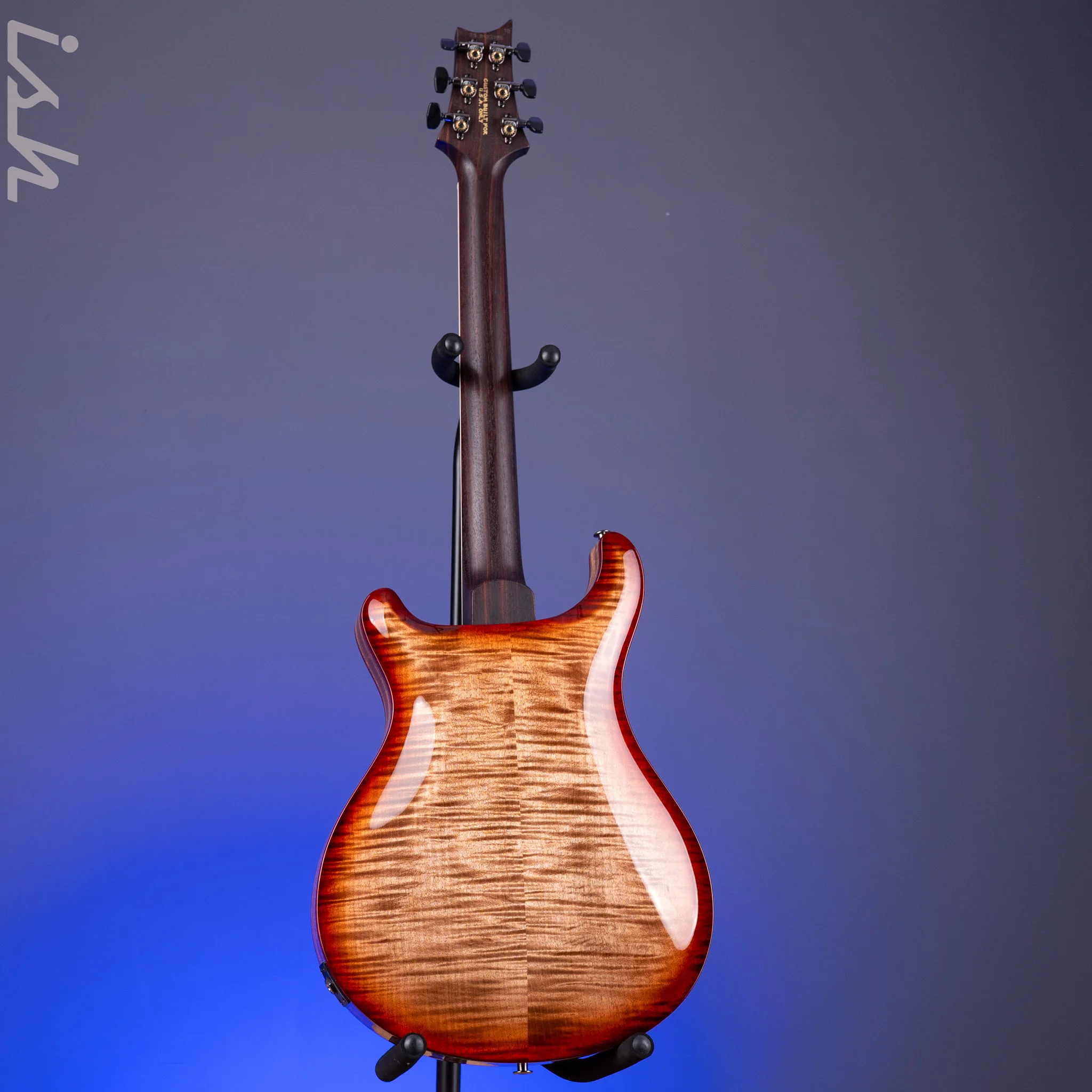 PRS Wood Library Hollowbody II 594 10-Top Brazilian RW Fretboard Autumn Burst Custom Color - Image 8