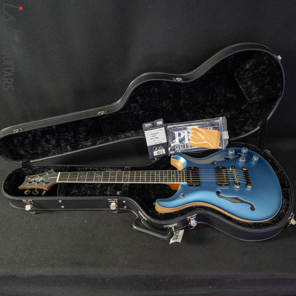 PRS McCarty 594 Hollowbody II Wood Library Frost Blue Metallic Satin - Image 13