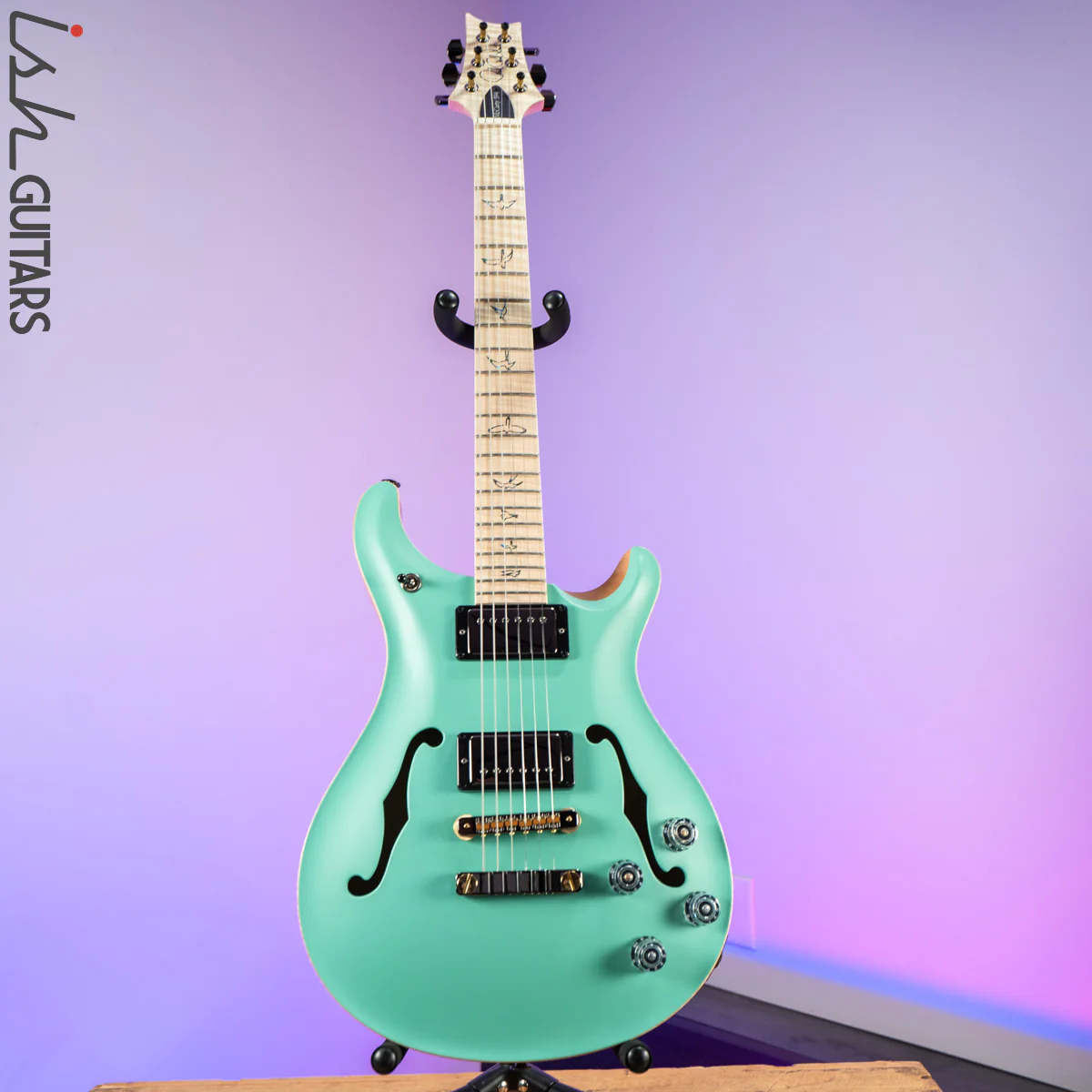 PRS McCarty 594 Hollowbody II Wood Library Seafoam Green Satin - Image 2