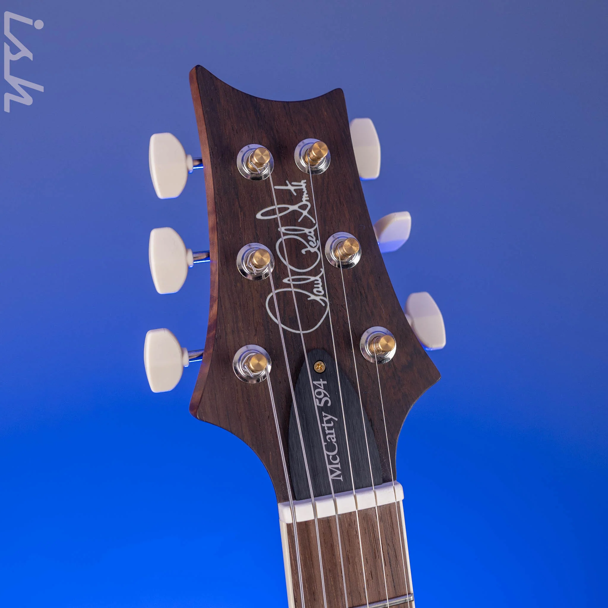 PRS Wood Library McCarty 594 Quilt 10-Top Brazilian Fire Red Burst - Image 5
