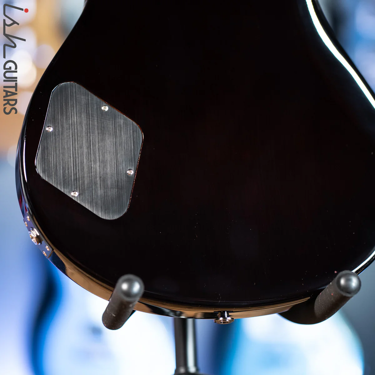 PRS Wood Library McCarty 594 Brazilian Quilt 10 Top Black Gold Burst - Demo - Image 11