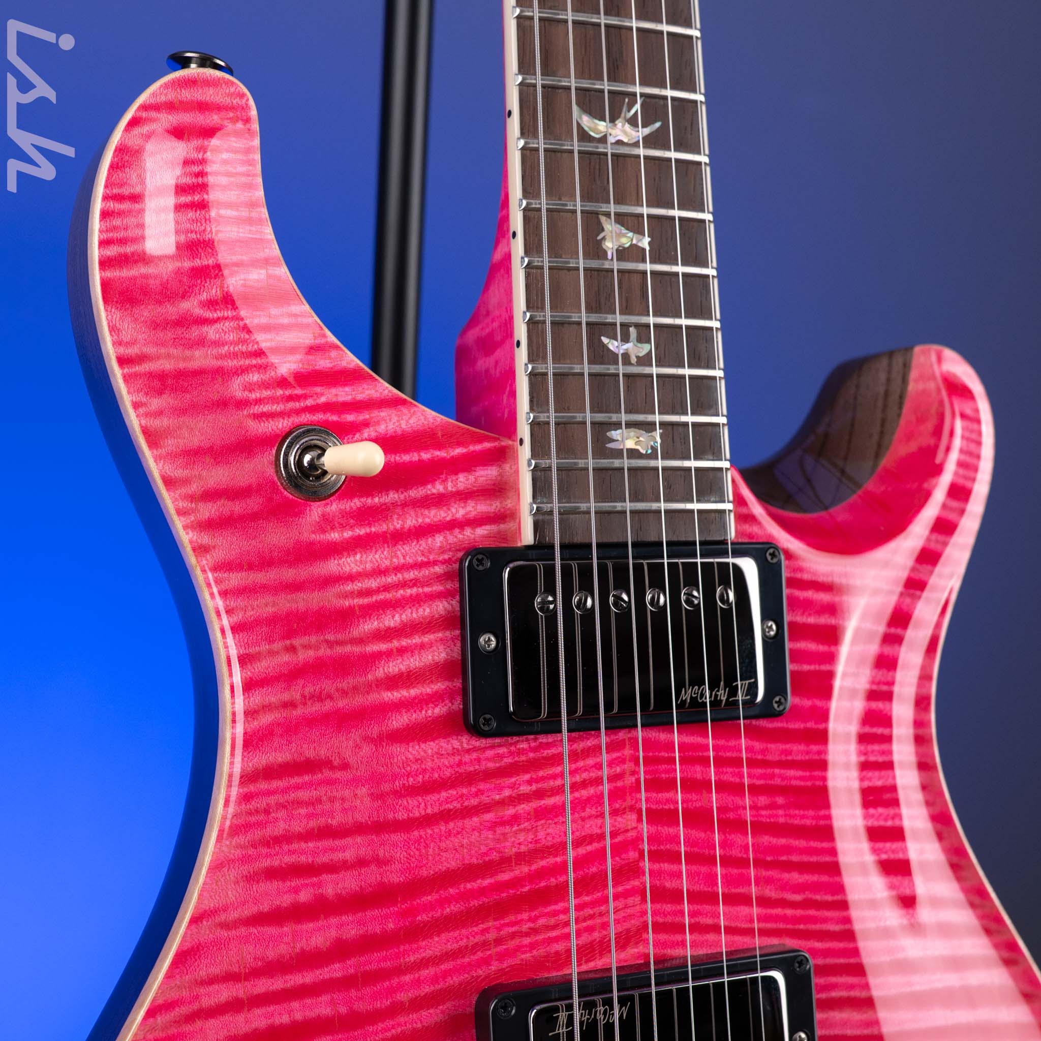 PRS Wood Library McCarty 594 Semi-Hollow Bonnie Pink Artist Grade - Image 4