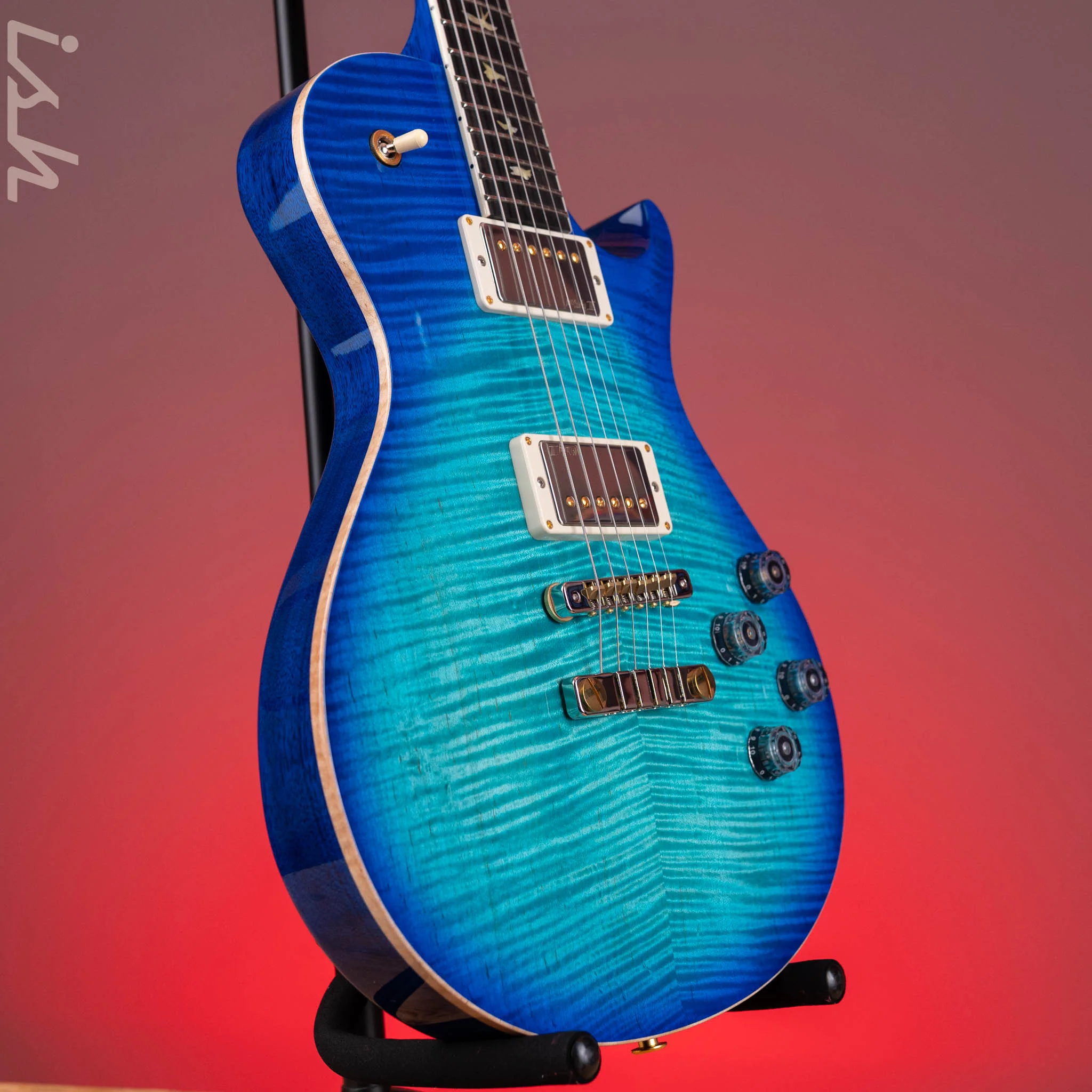 PRS Wood Library McCarty 594 Singlecut 10-Top Makena Blue - Image 3