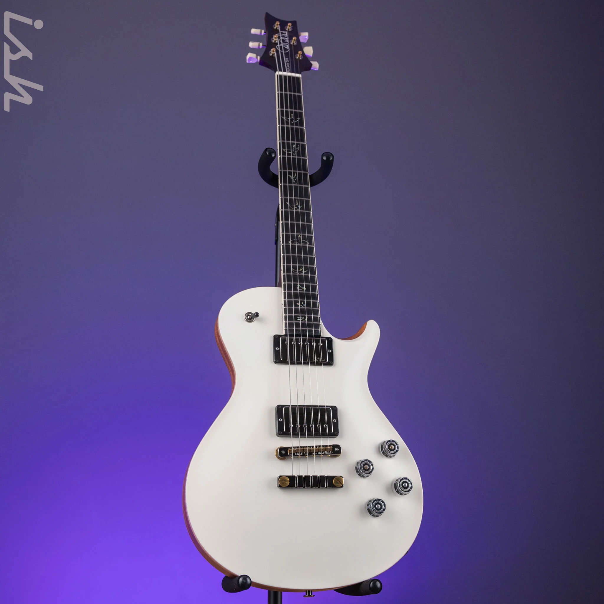 PRS Wood Library McCarty 594 Singlecut East Indian Rosewood Antique White Satin - Image 2