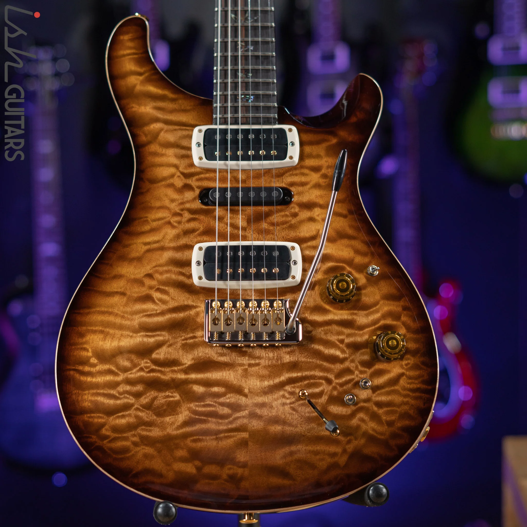 PRS Wood Library Modern Eagle V 10-Top Copperhead Burst Demo
