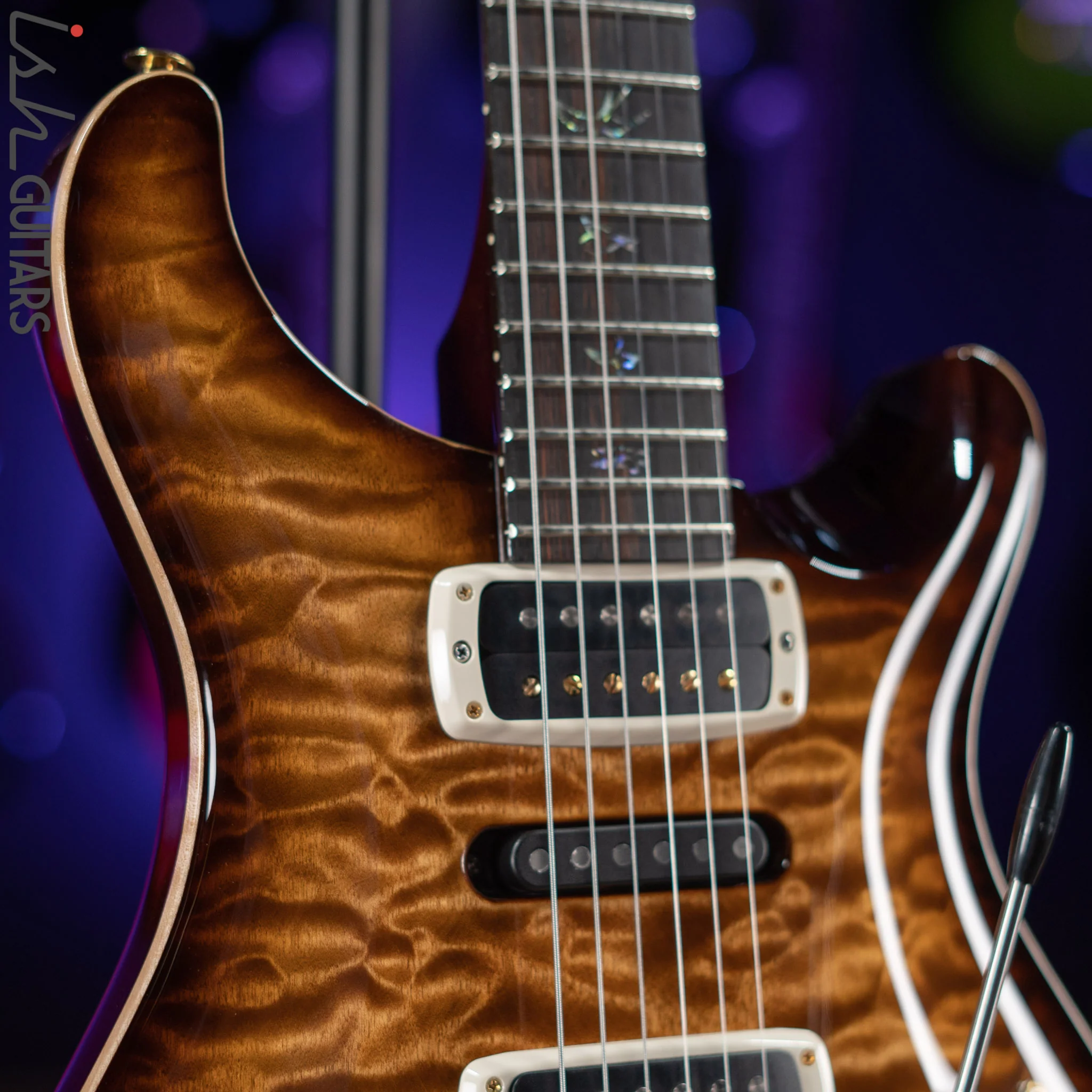 PRS Wood Library Modern Eagle V 10-Top Copperhead Burst Demo - Image 3