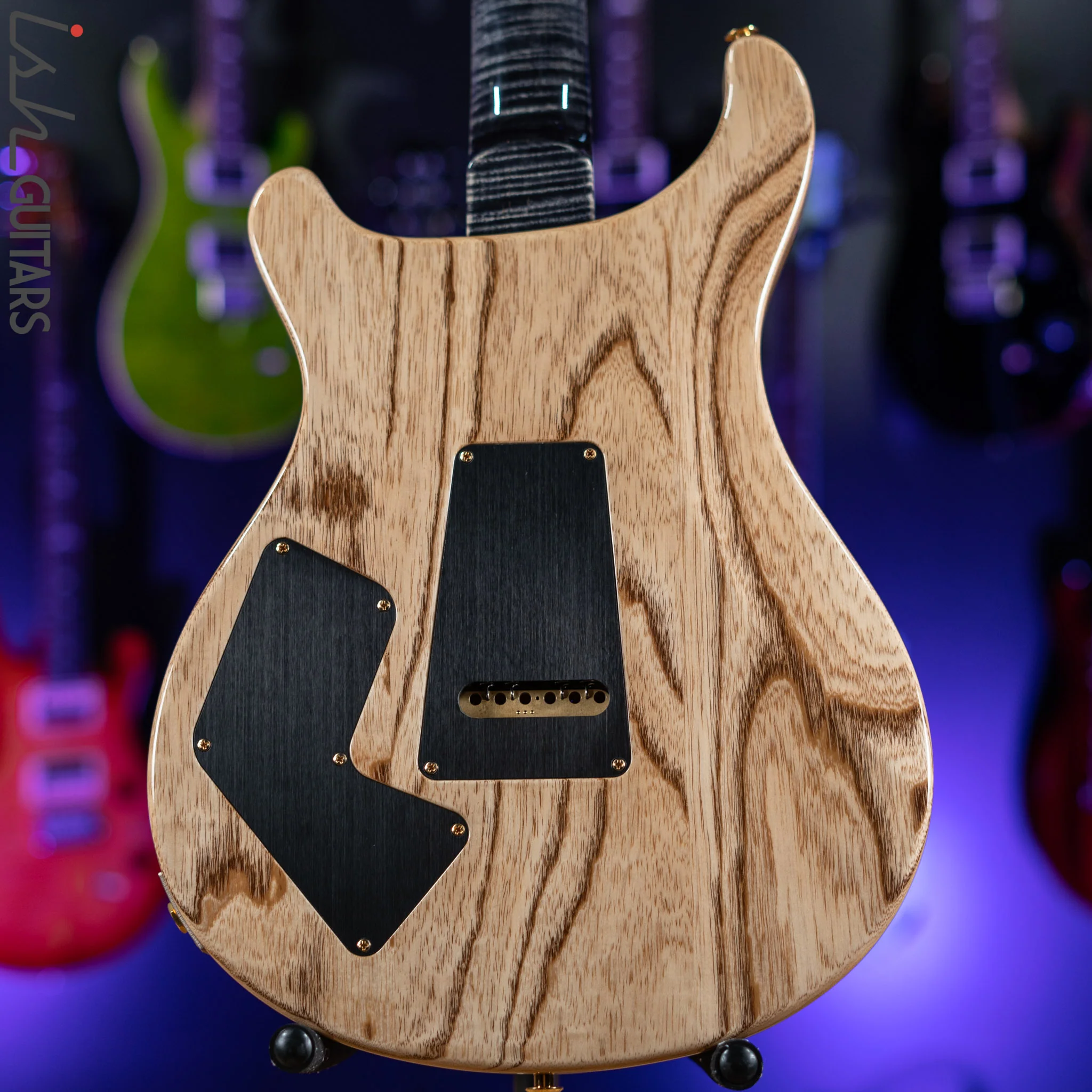 PRS Wood Library Modern Eagle V 10 Top Quilt Charcoal Brazilian Rosewood - Image 8