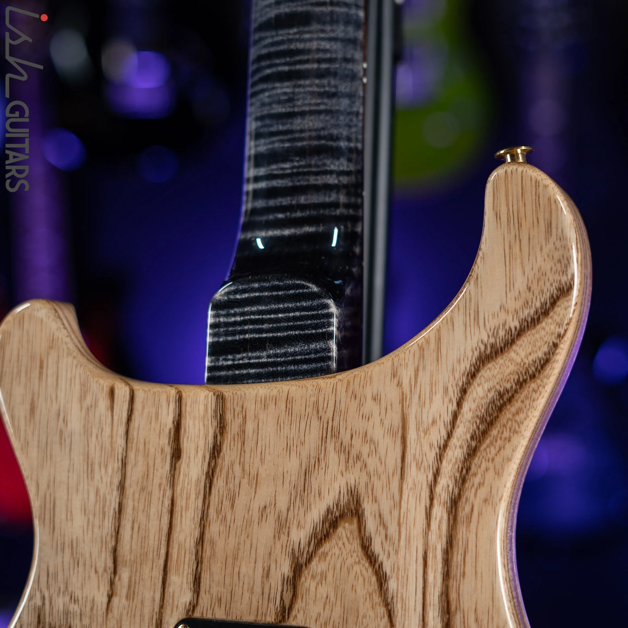 PRS Wood Library Modern Eagle V 10 Top Quilt Charcoal Brazilian Rosewood - Image 9