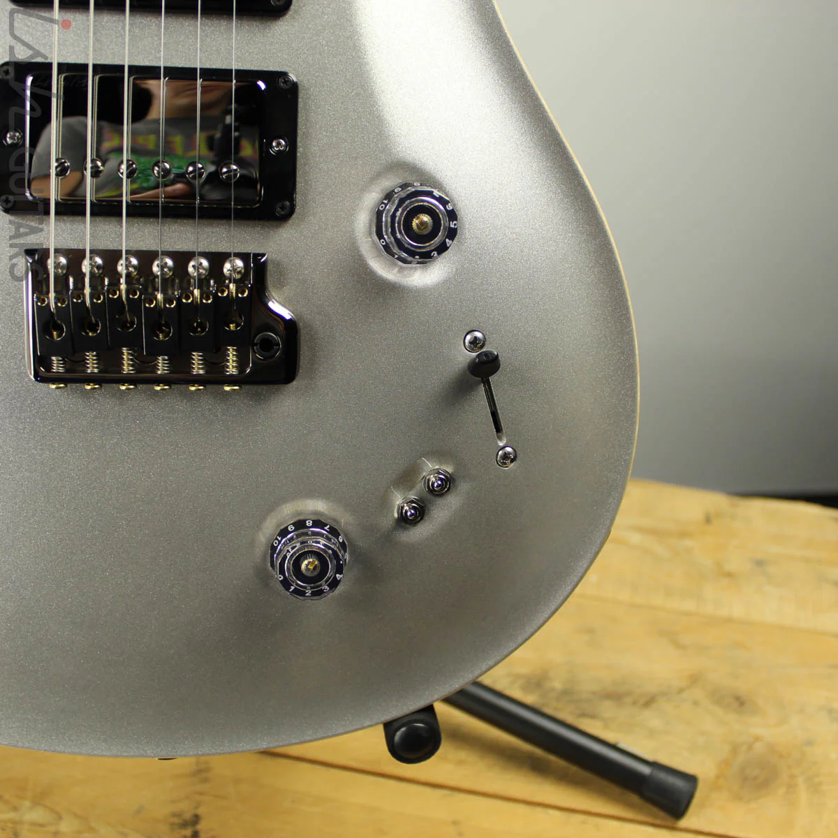 2019 PRS Wood Library Special 22 Semi-Hollow Opaque Platinum - Image 3