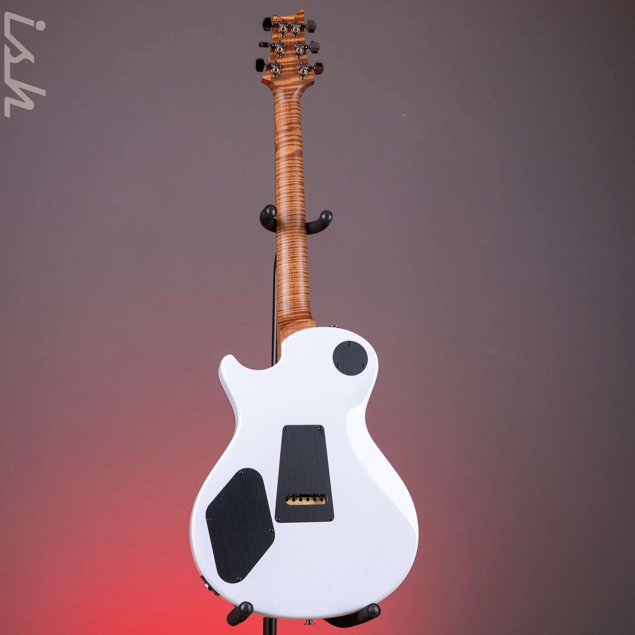 PRS Wood Library Tremonti Gloss White Stained Binding Roasted Maple Neck - Image 8
