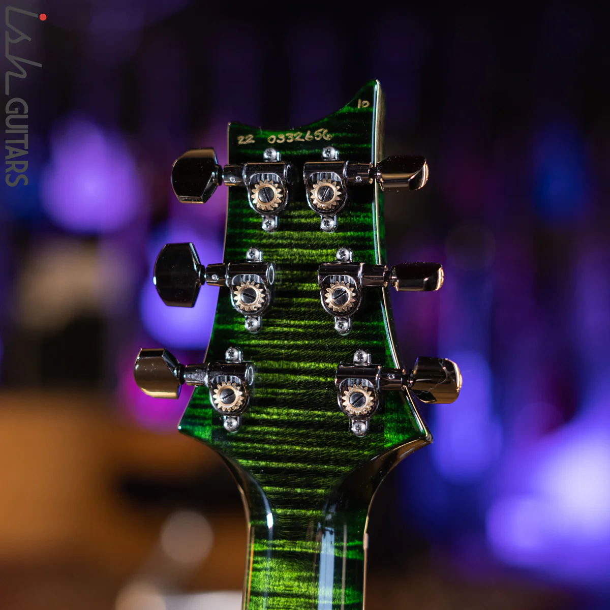 PRS Wood Library Tremonti Stoptail Jade w/ Green Burst 10 Top Quilt - Image 10