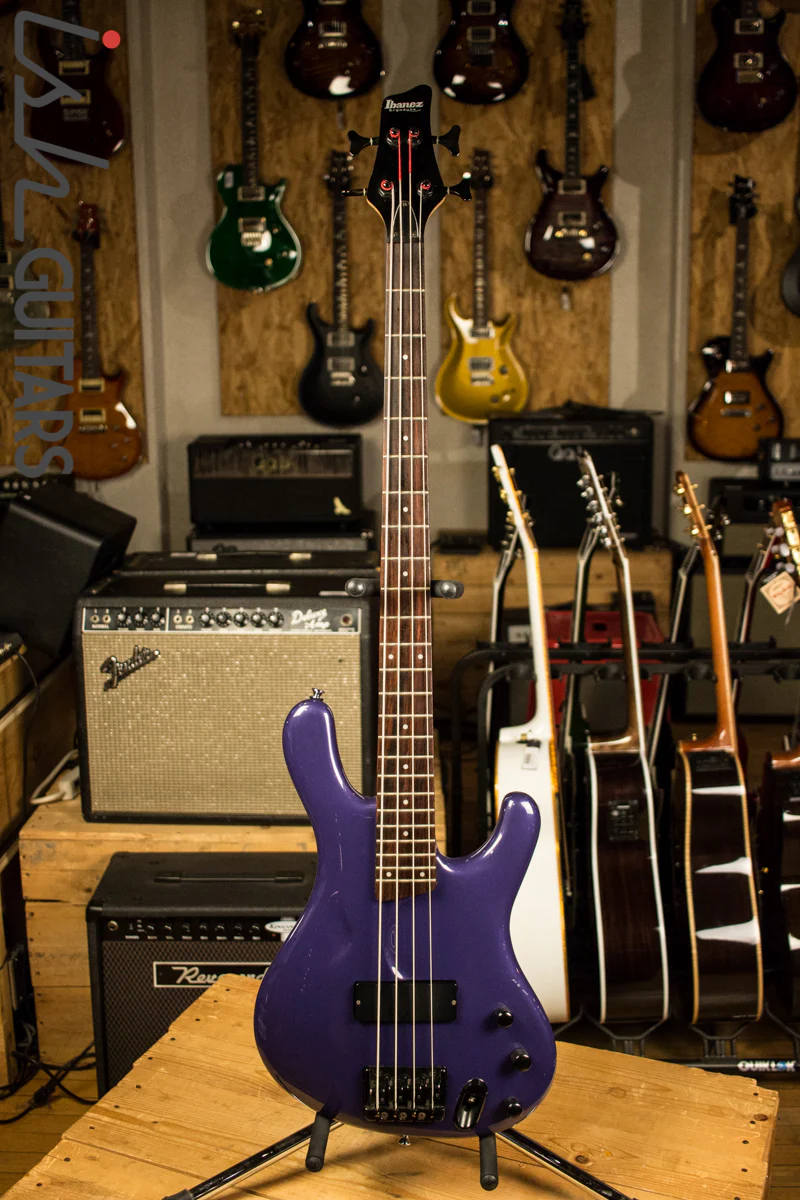Purple Ibanez Ergodyne Bass - Image 2