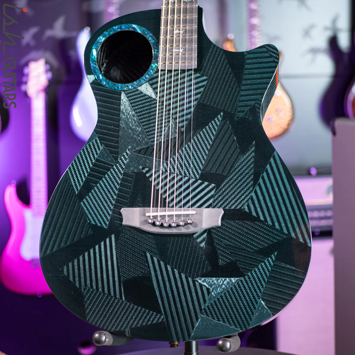 RainSong 25th Anniversary Black Ice Acoustic Guitar