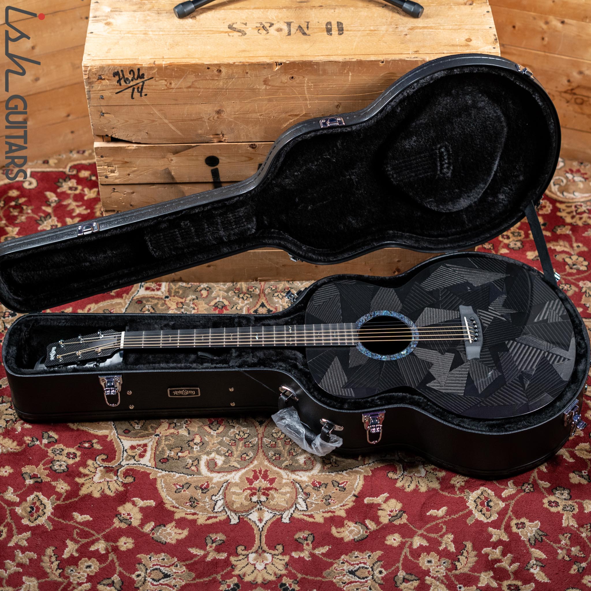 RainSong BI-JM4000N2 Baritone Acoustic Guitar Carbon Fiber Demo - Image 11