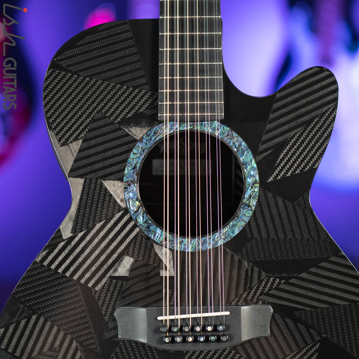 RainSong BI-W3000 12-String Acoustic Carbon Fiber Guitar - Image 3