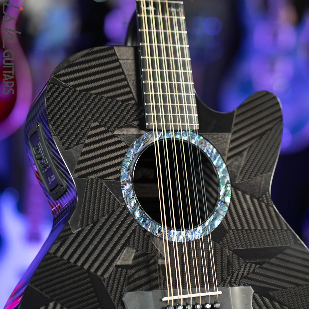 RainSong BI-W3000 12-String Acoustic Carbon Fiber Guitar - Image 5