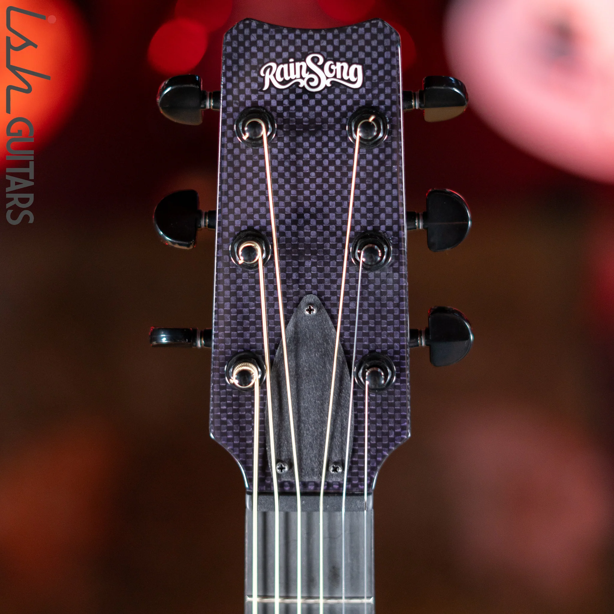 RainSong BI-WS1000N2C Black Ice Acoustic Guitar Ish Exclusive Plum Purple Demo - Image 7