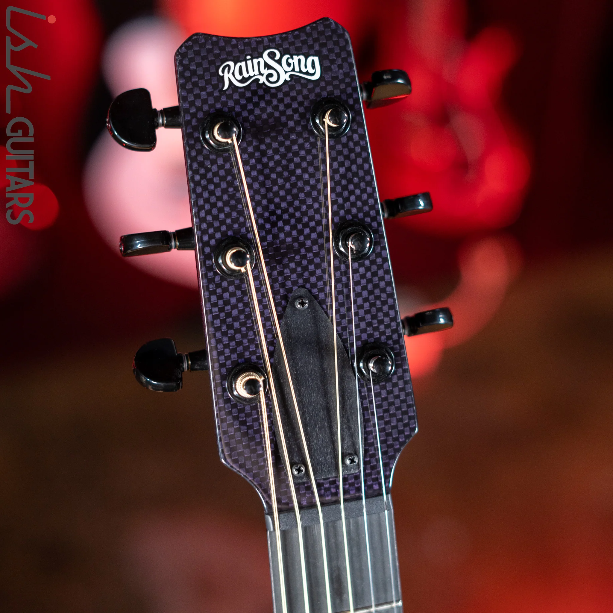 RainSong BI-WS1000N2C Black Ice Acoustic Guitar Ish Exclusive Plum Purple - Image 6