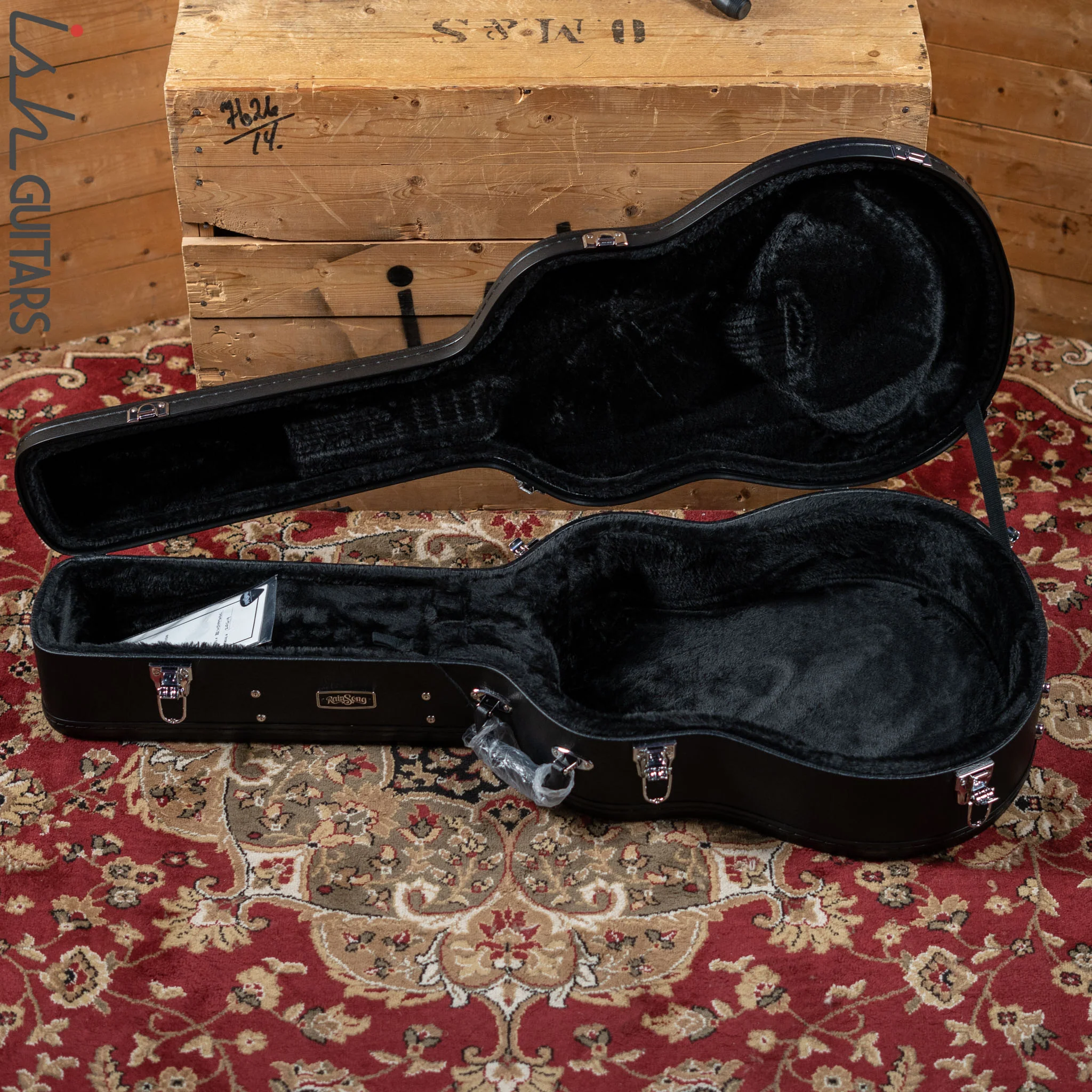 RainSong BI-WS1000N2C Black Ice Acoustic Guitar Ish Exclusive Plum Purple - Image 13
