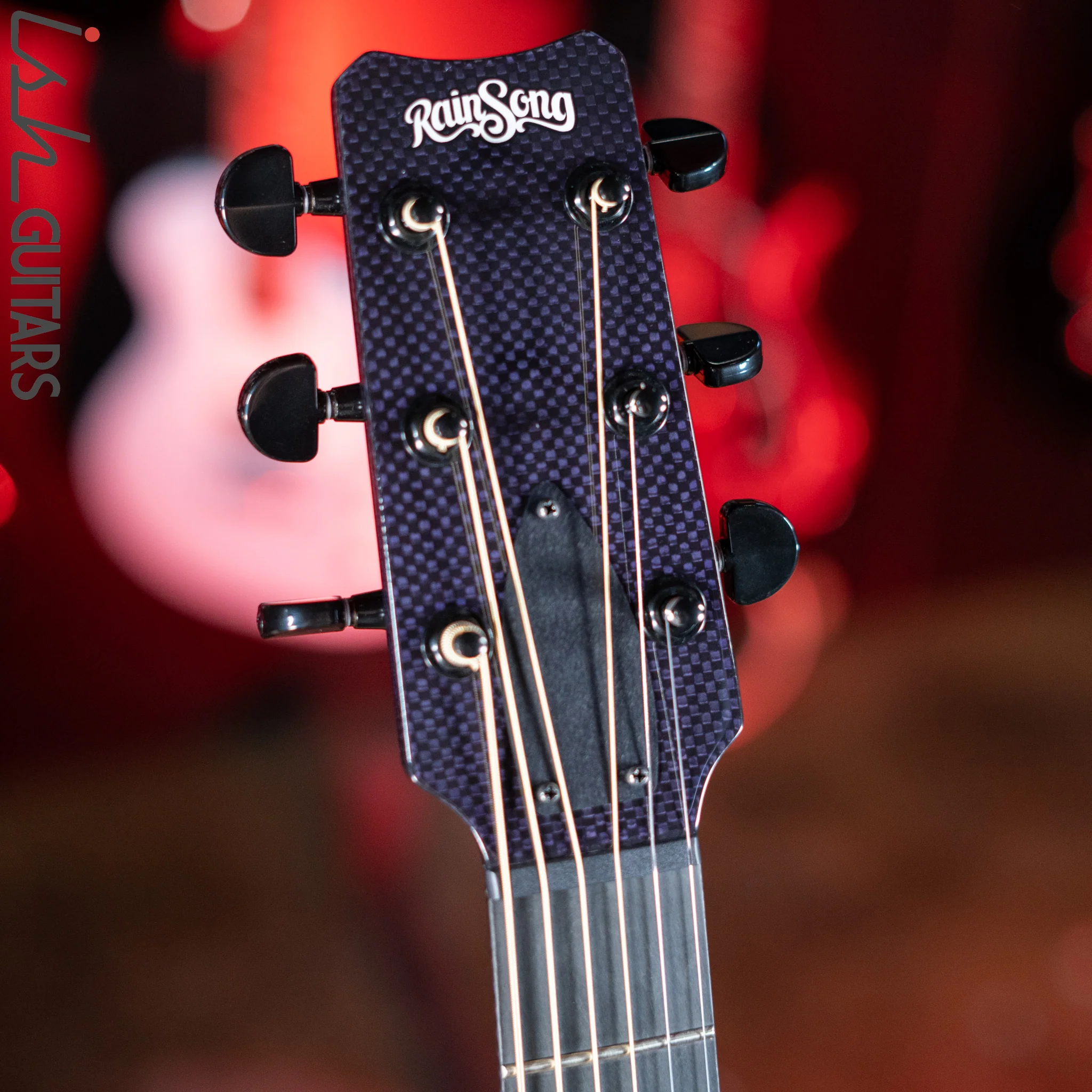 RainSong BI-WS1000N2C Black Ice Acoustic Guitar Ish Exclusive Plum Purple - Image 5