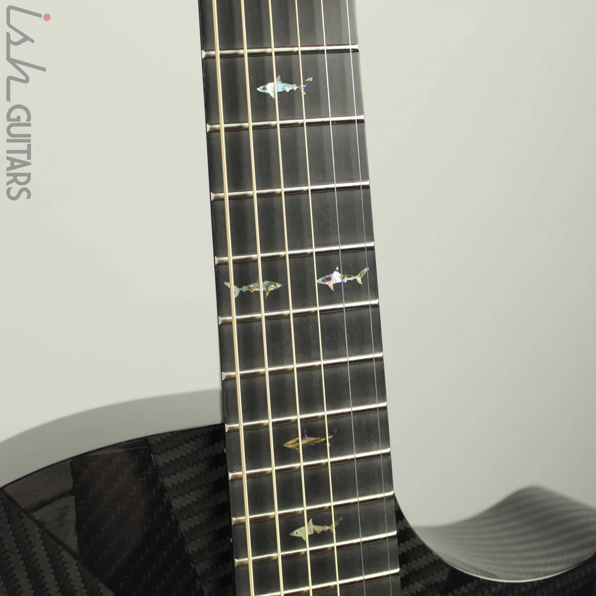 RainSong Black Ice BI-OM1000N2 Graphite Acoustic - Image 5
