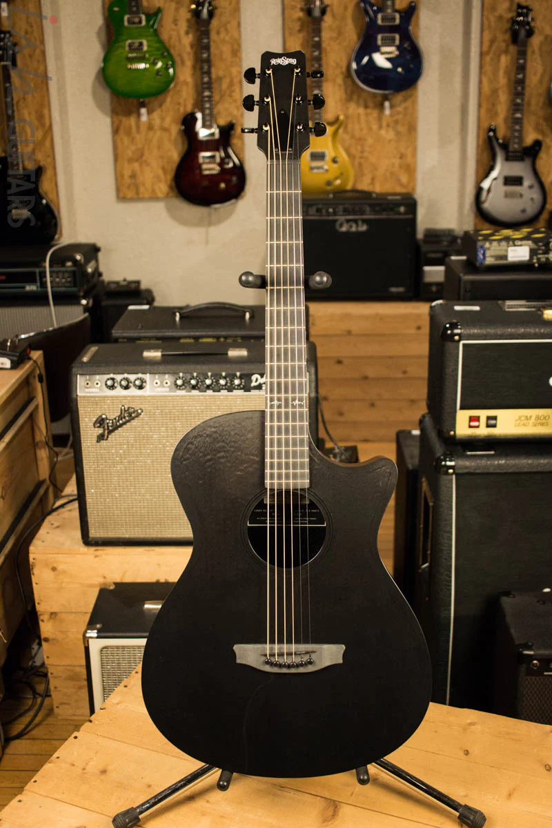 RainSong CH-OM1000NS Concert Hybrid Acoustic Electric Guitar - Image 2