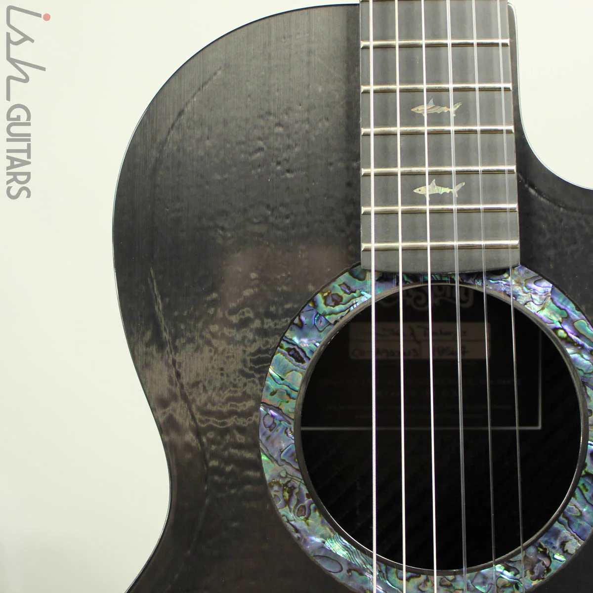 Rainsong CO-PA9000NS Concert Series Parlor Nylon Carbon Fiber Acoustic - Image 4
