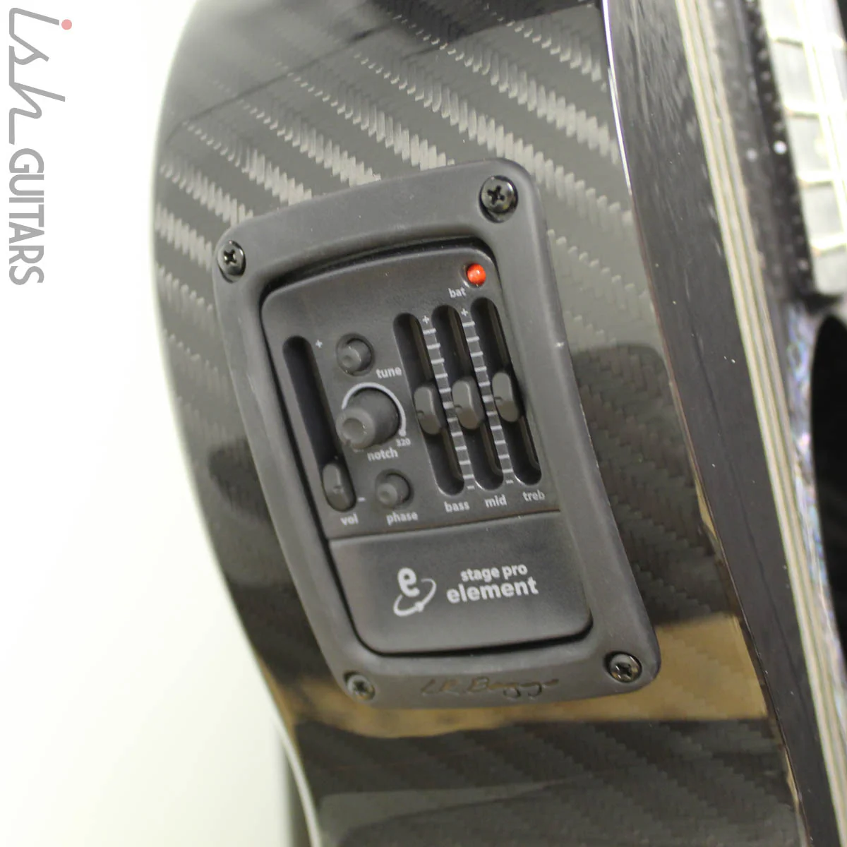 Rainsong CO-PA9000NS Concert Series Parlor Nylon Carbon Fiber Acoustic - Image 5