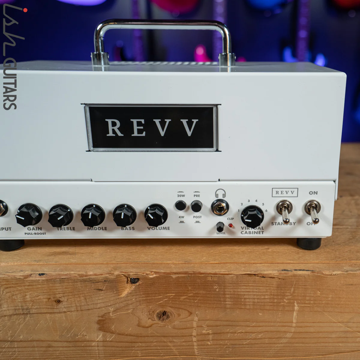 Revv D20 20/4-watt Tube Amp Head White - Image 3