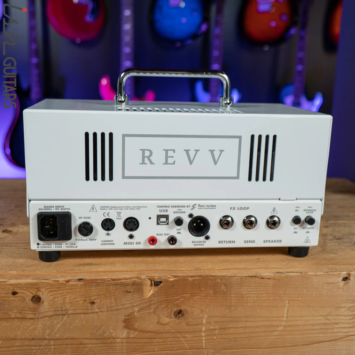Revv D20 20/4-watt Tube Amp Head White - Image 4