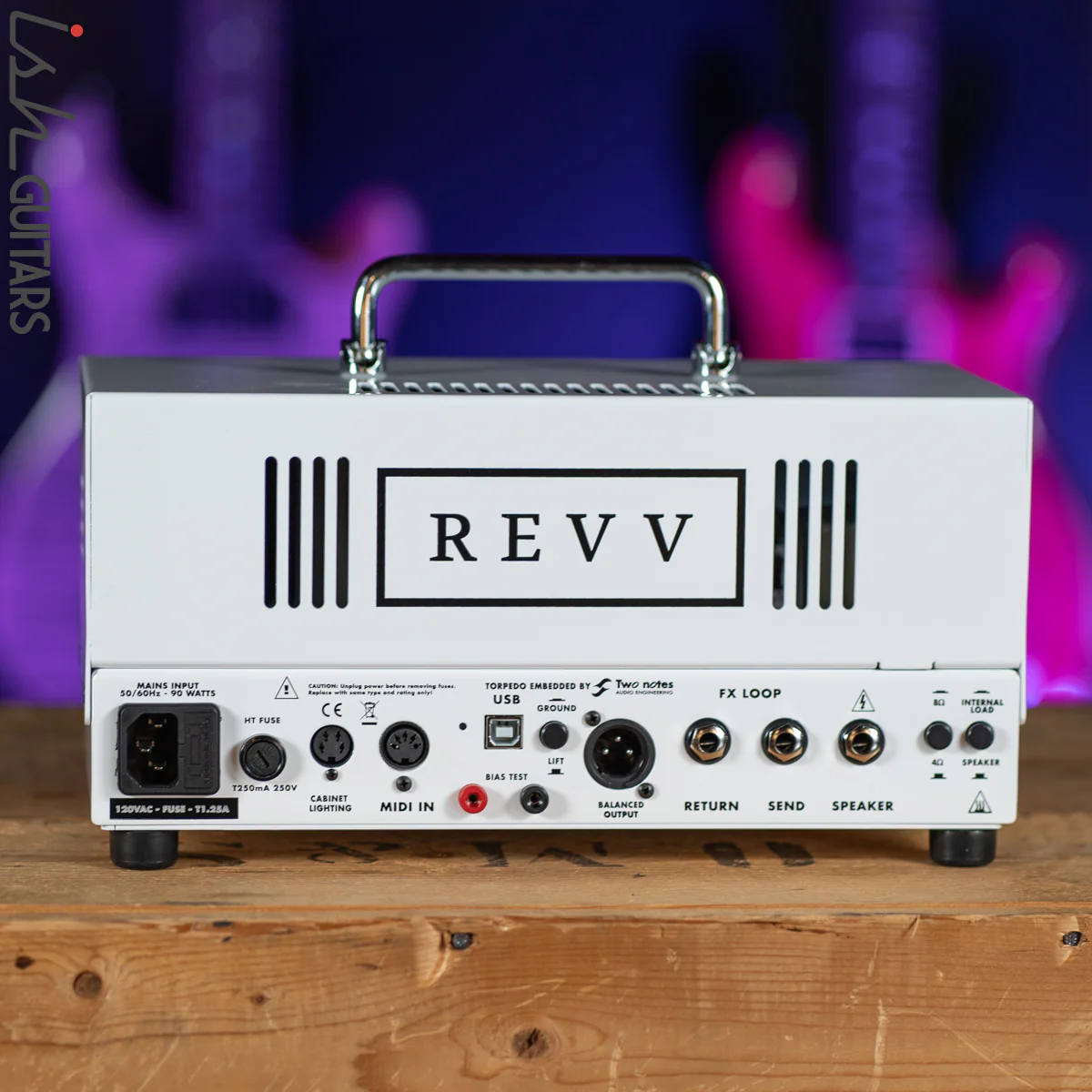 Revv D20 20/4-watt Tube Amp Head White Demo - Image 4